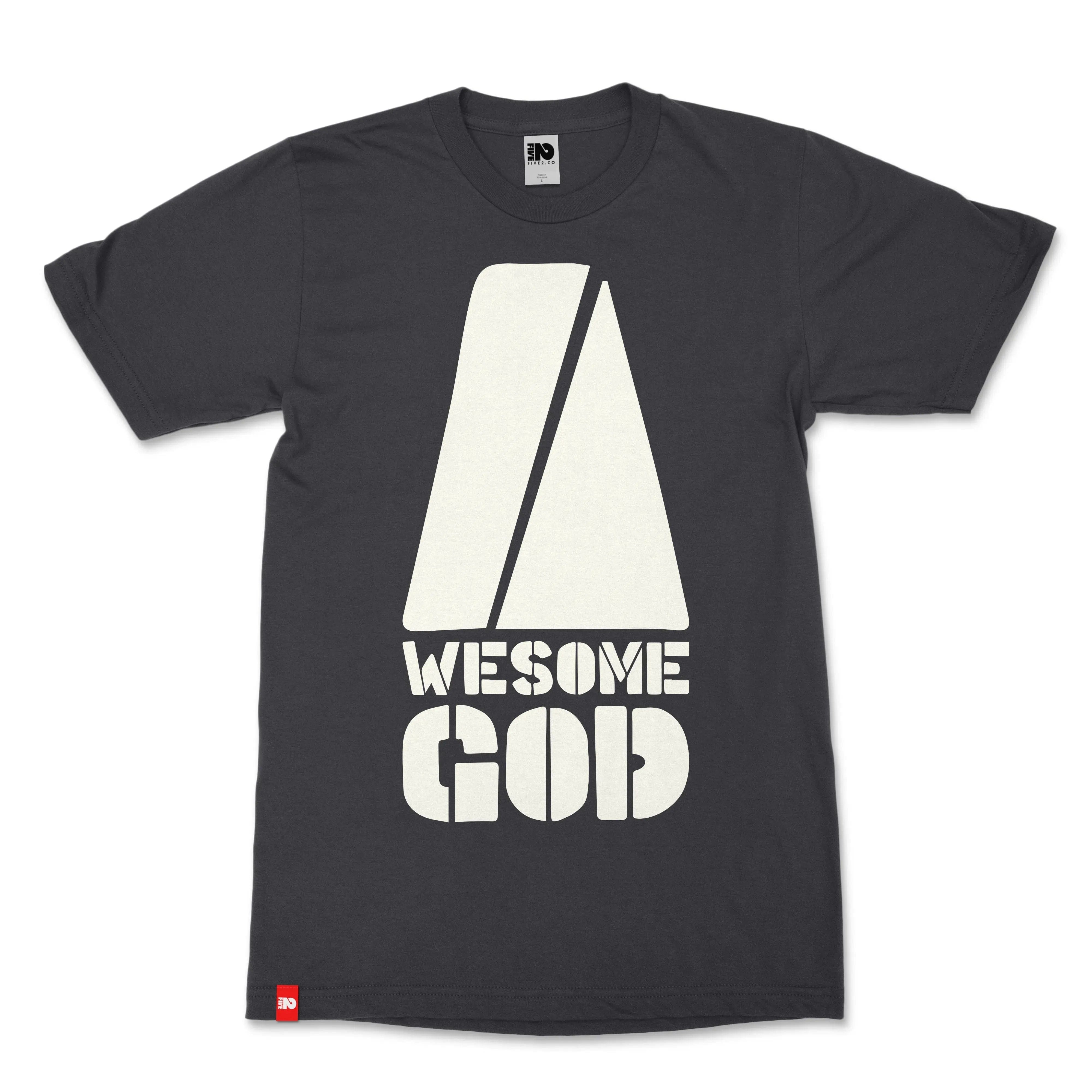 Awesome God Christian T-shirt - Christian Apparel by FIVE2