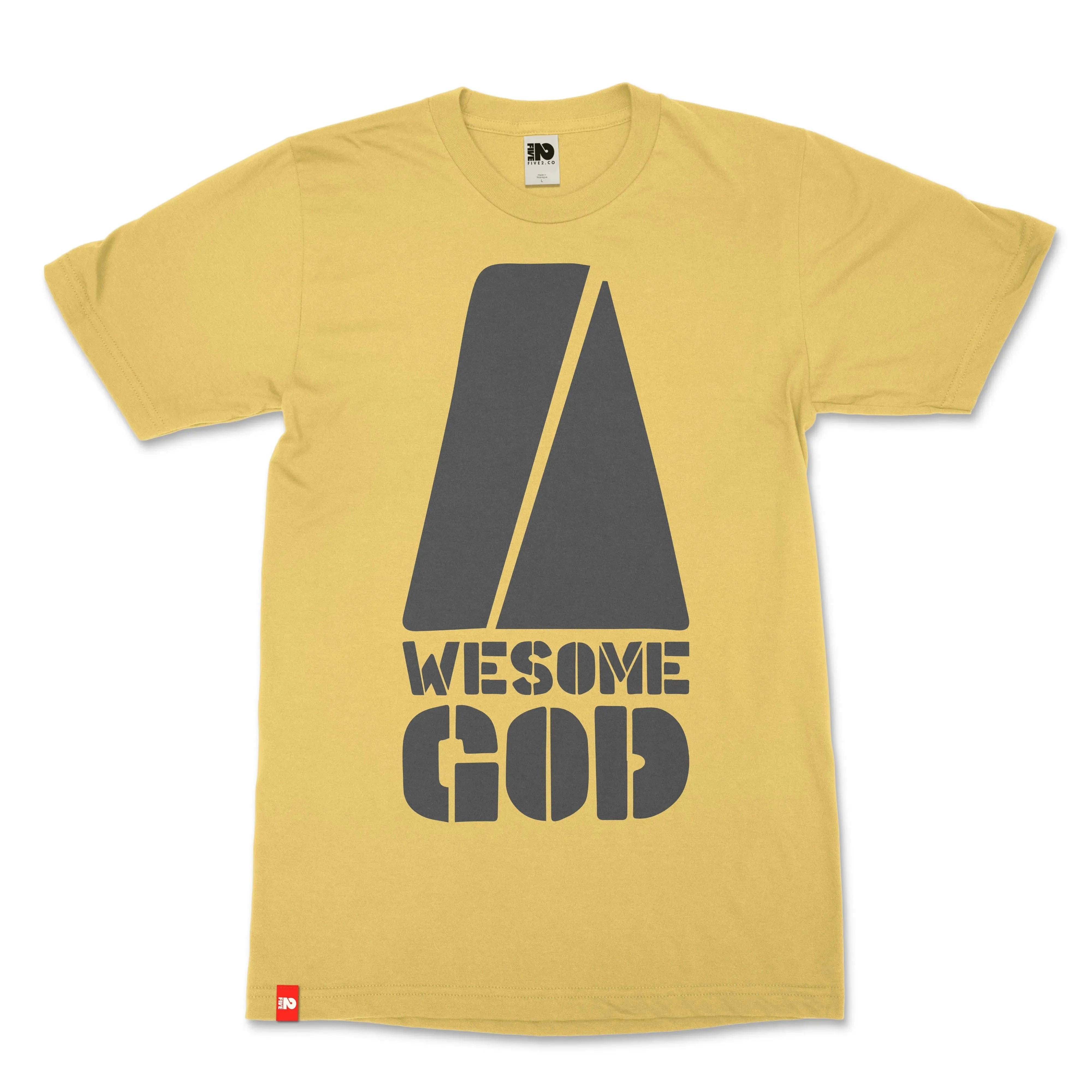 Awesome God Christian T-shirt - Christian Apparel by FIVE2
