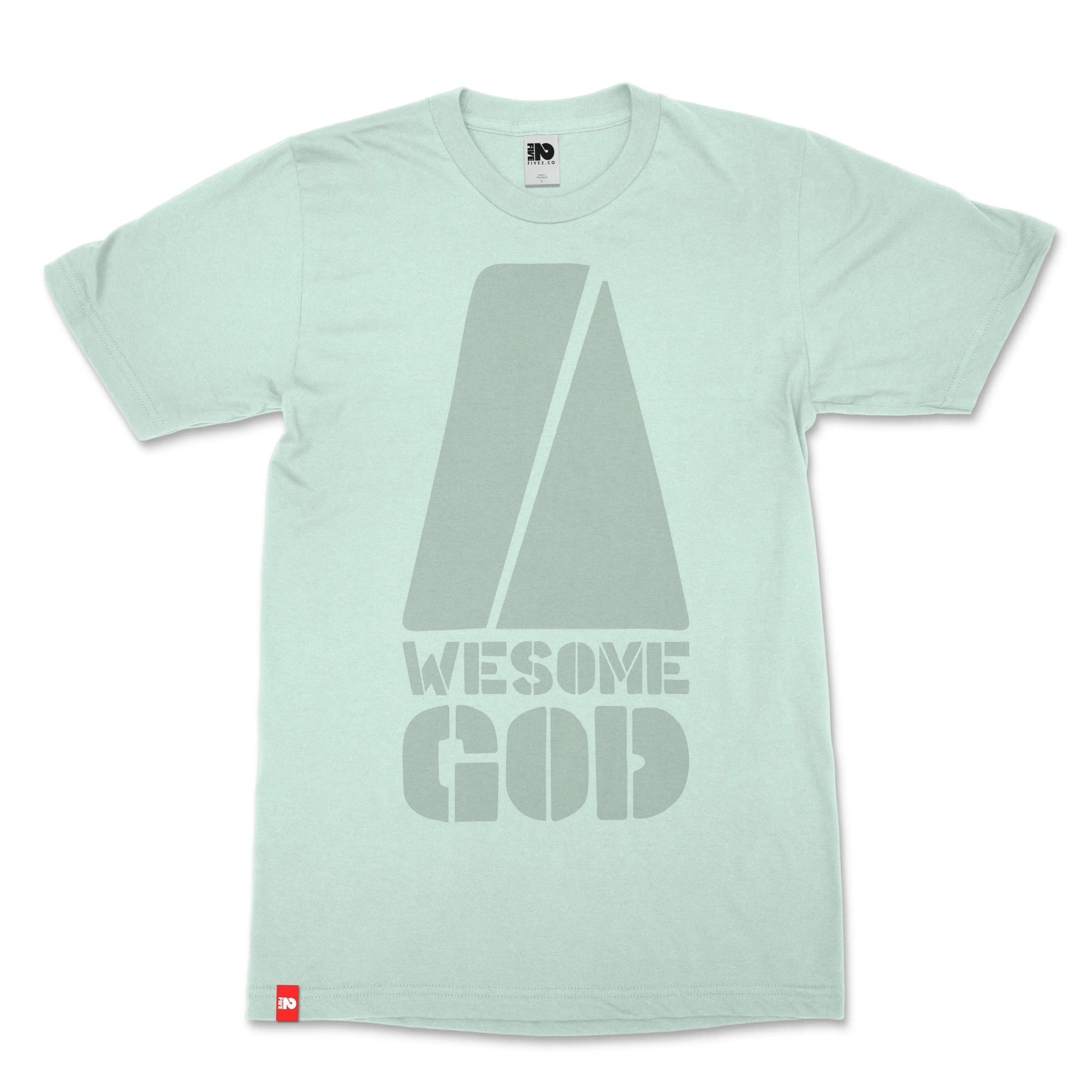 Awesome God Christian T-shirt - Christian Apparel by FIVE2