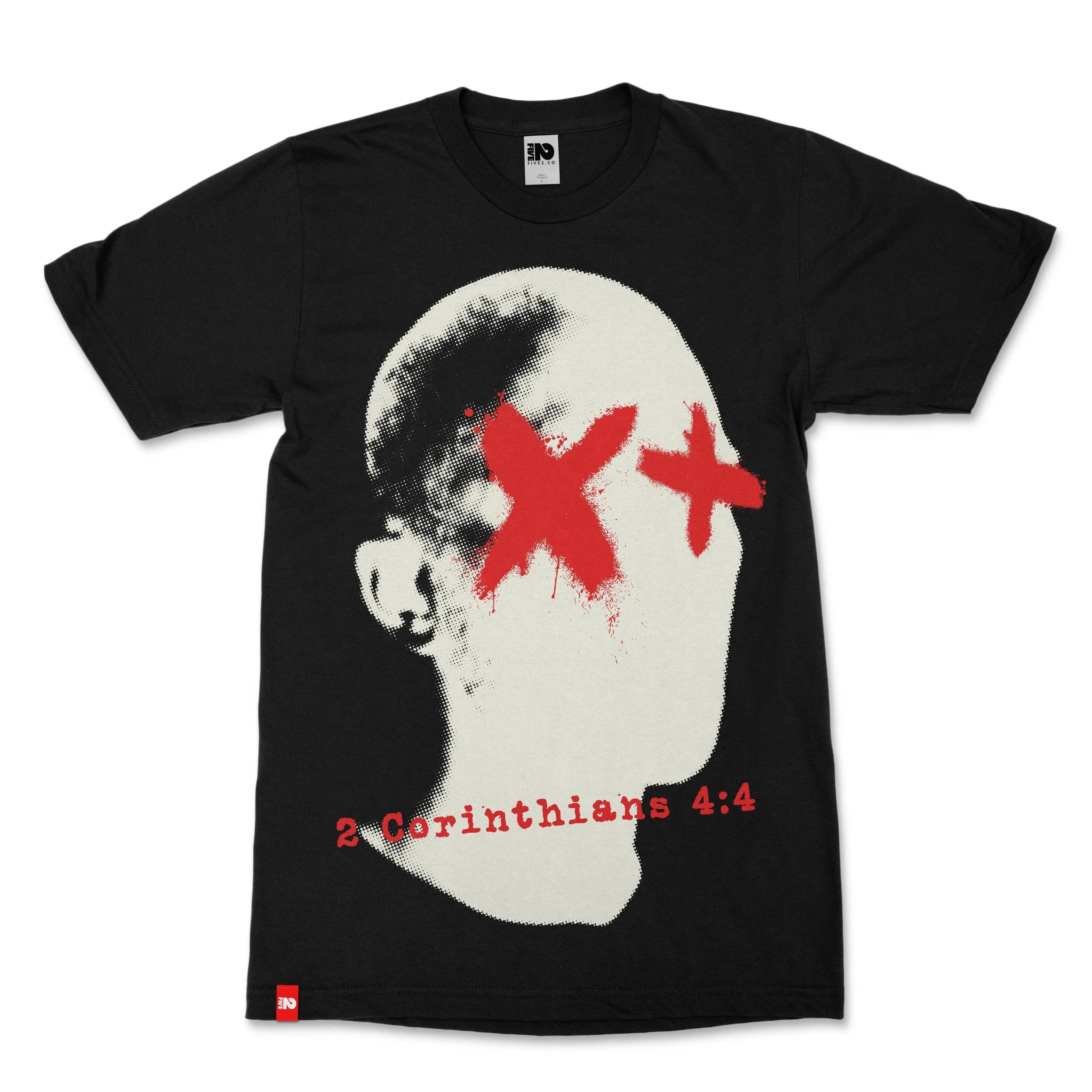 Blinded Eyes Christian T-shirt - Christian Apparel by FIVE2