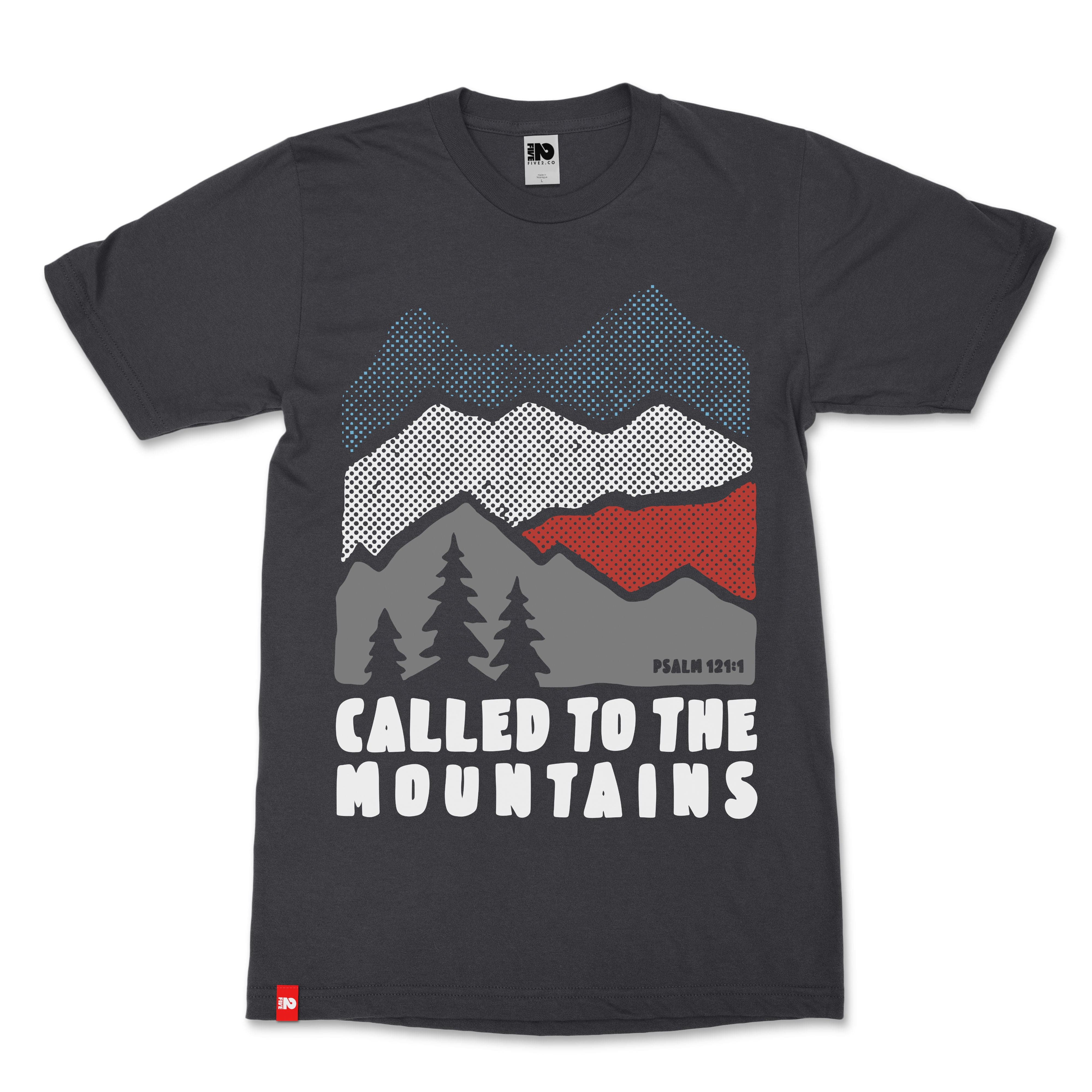 Called to the Mountains Christian T-Shirt - Christian Apparel by FIVE2