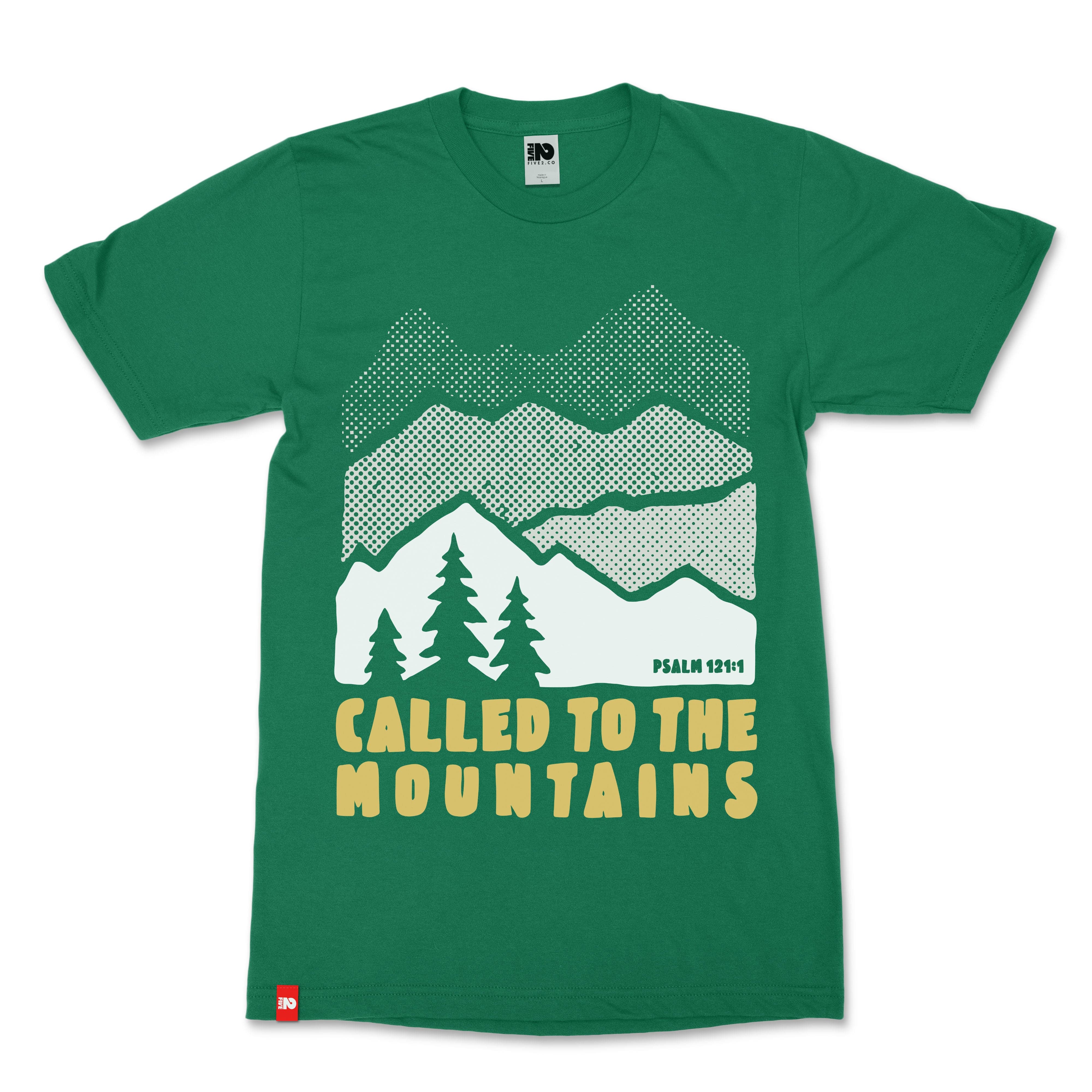 Called to the Mountains Christian T-Shirt - Christian Apparel by FIVE2