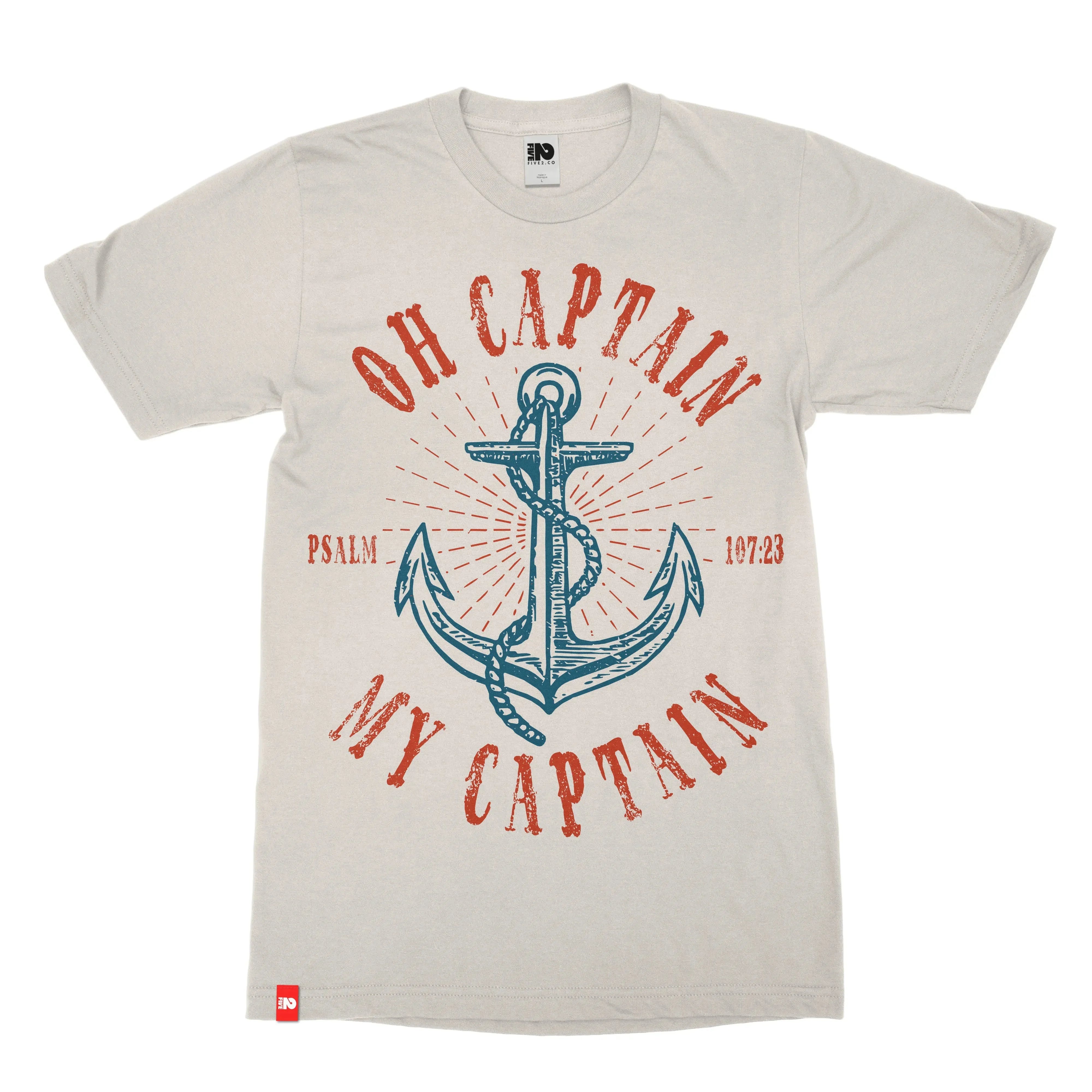 Captain My Captain Christian T-shirt - Christian Apparel by FIVE2