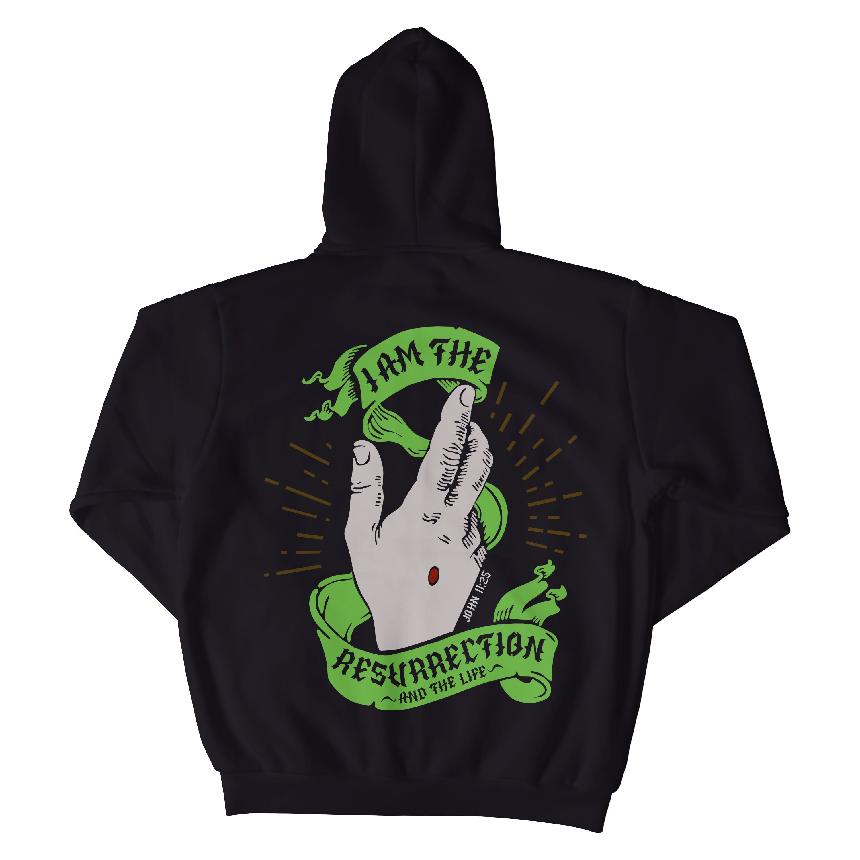 Resurrection Christian Hoodie - Christian Apparel by FIVE2