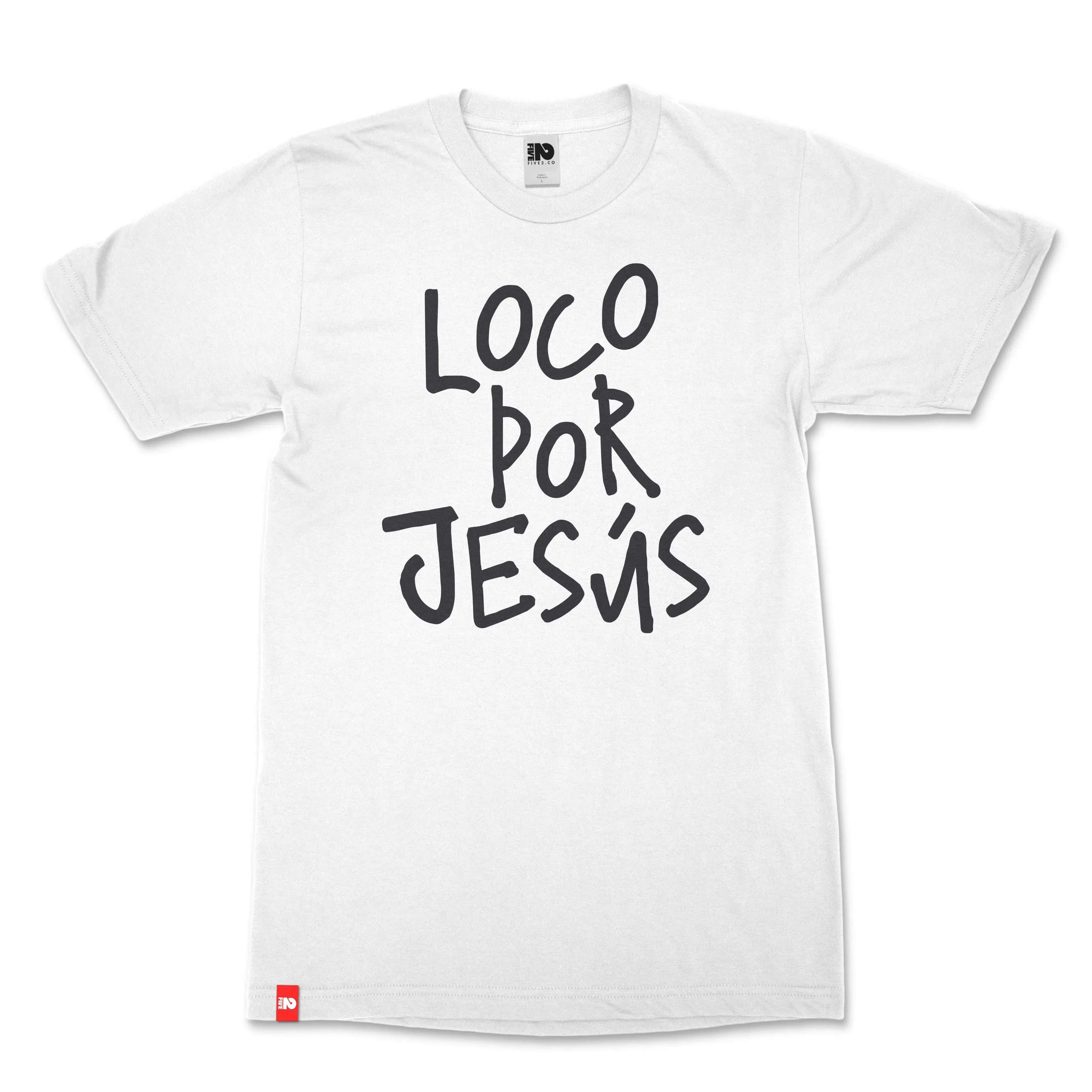 Crazy For Jesus Christian T-shirt | FIVE2 | Christian Apparel & Streetwear