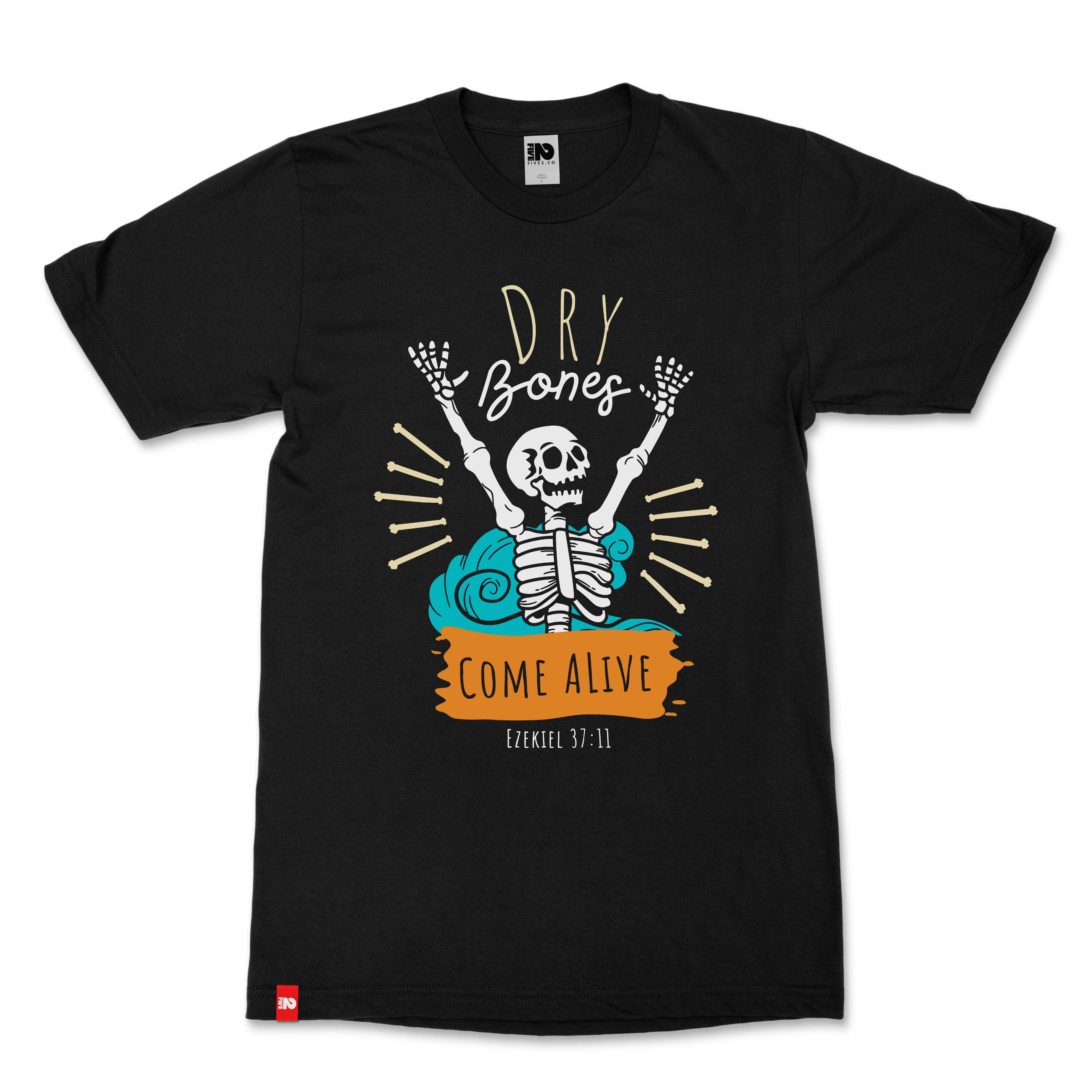 Dry Bones Christian T-Shirt - Christian Apparel by FIVE2