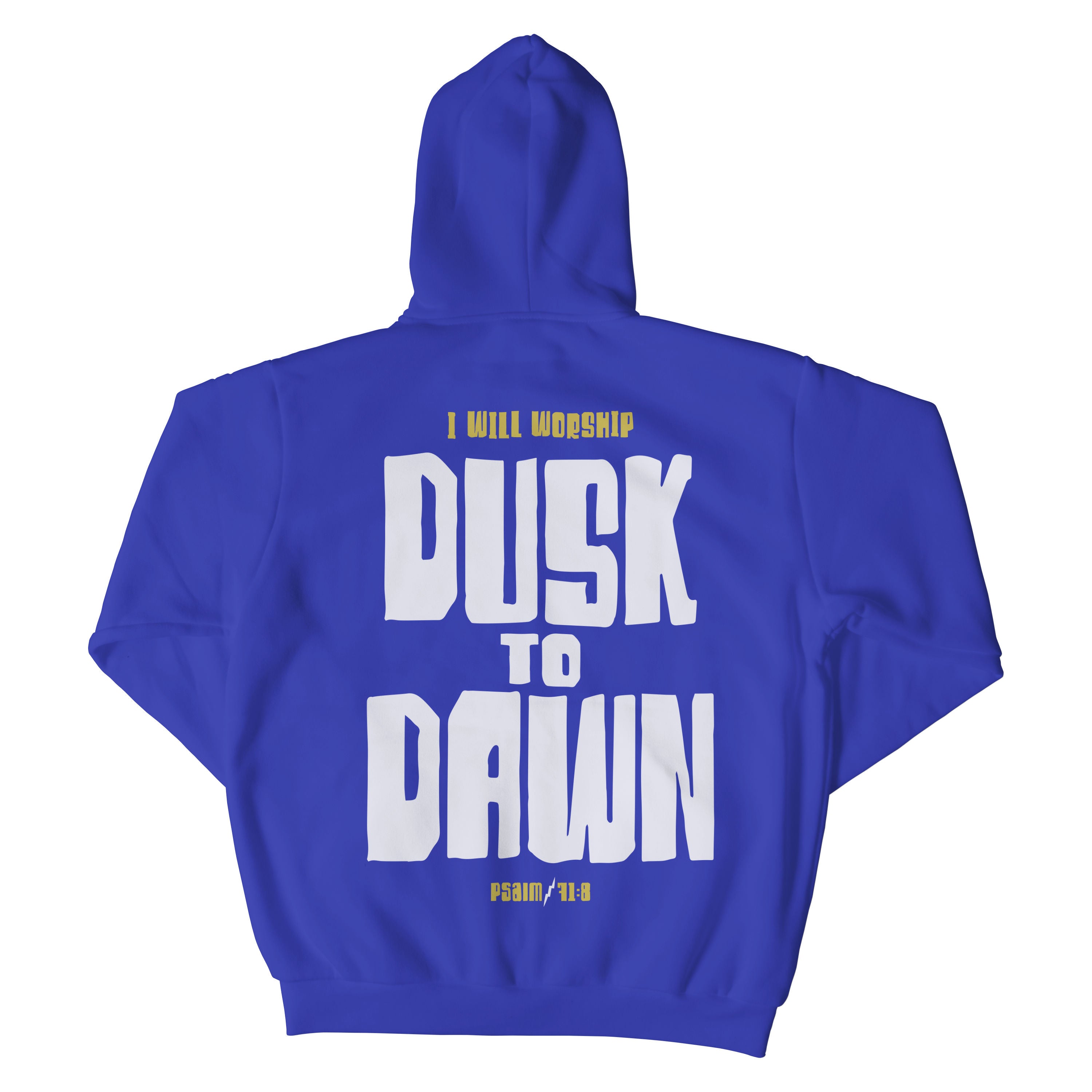Worship Dusk to Dawn Christian Hoodie - Christian Apparel by FIVE2