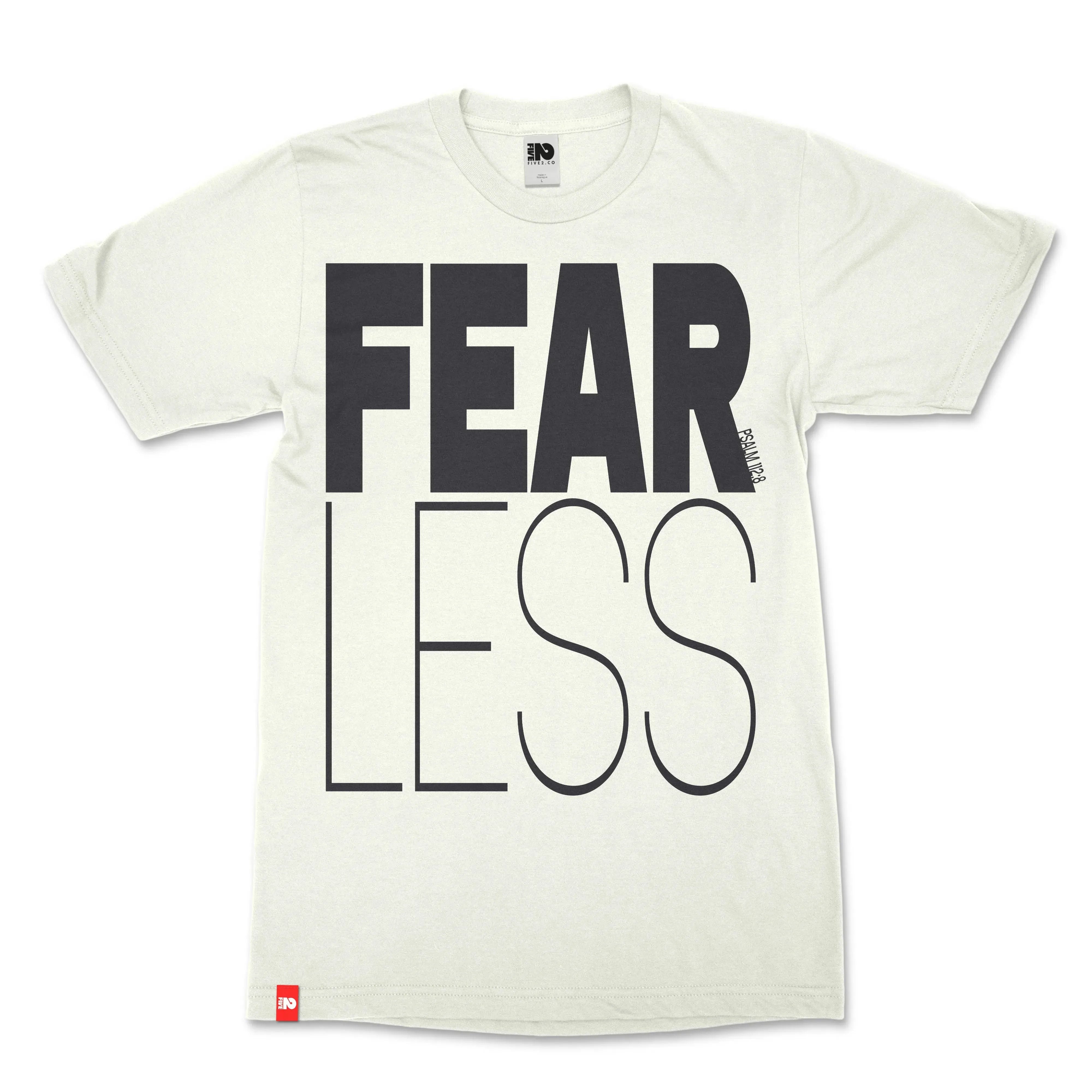 Fearless Christian T-shirt - Christian Apparel by FIVE2
