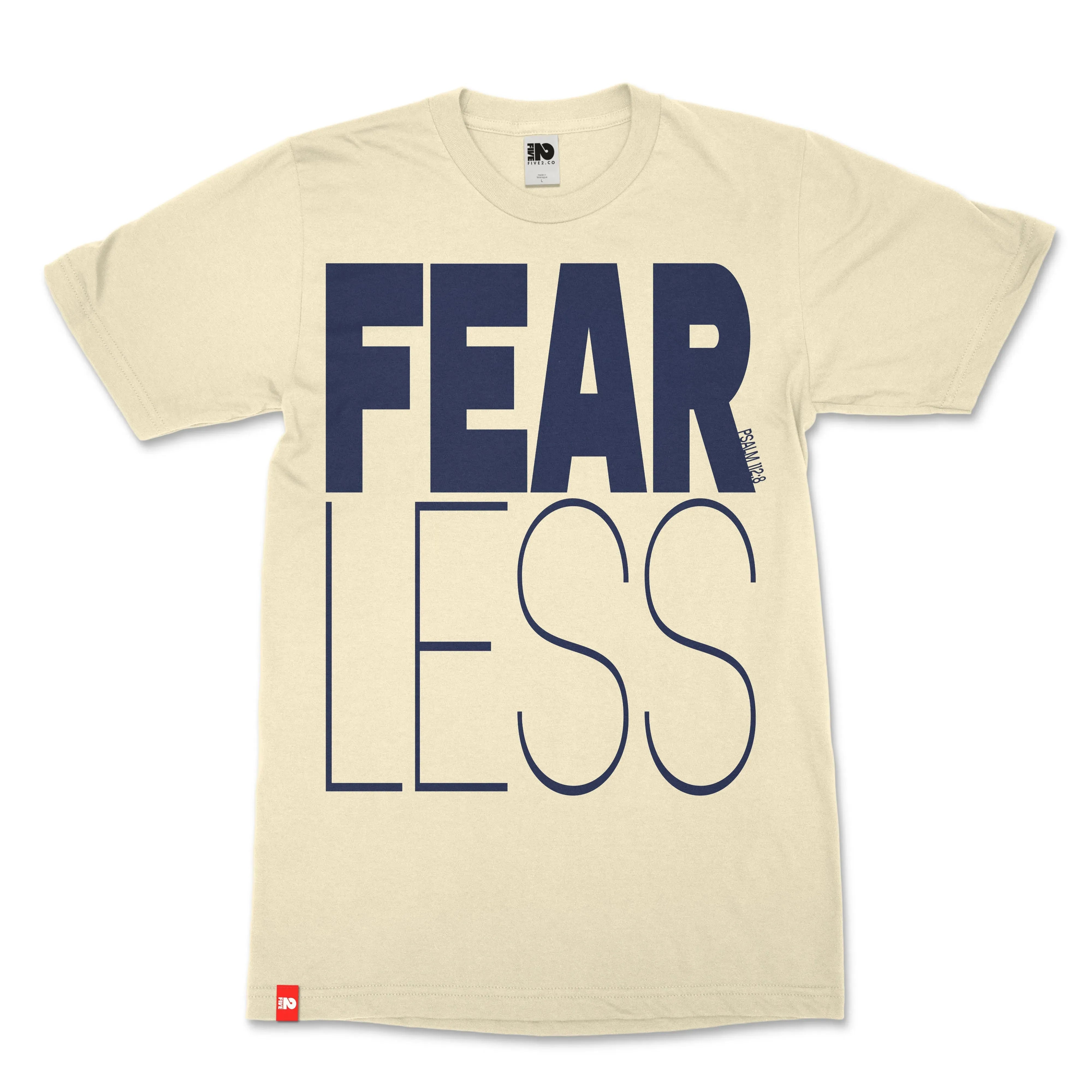Fearless Christian T-shirt - Christian Apparel by FIVE2