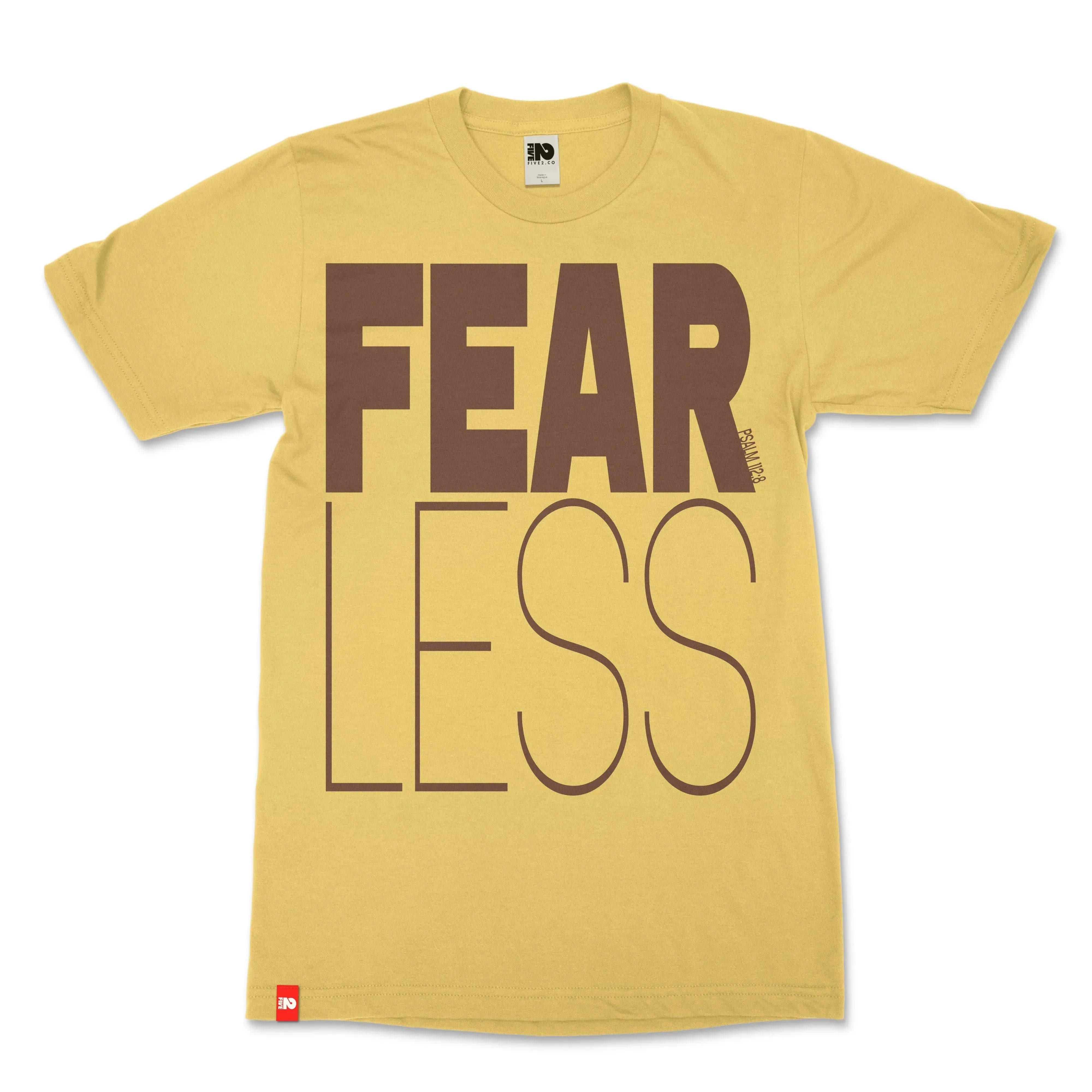 Fearless Christian T-shirt - Christian Apparel by FIVE2
