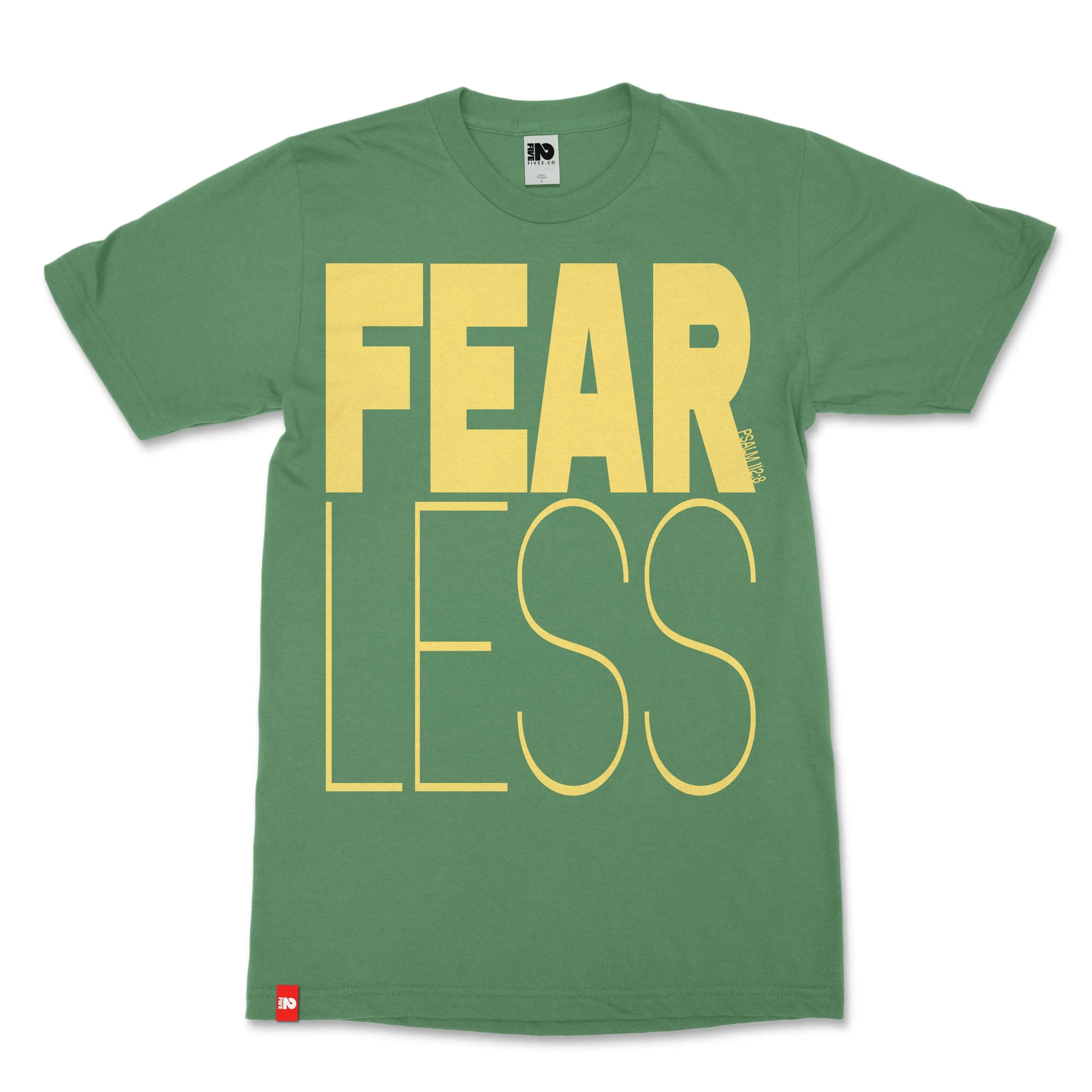 Fearless Christian T-shirt - Christian Apparel by FIVE2