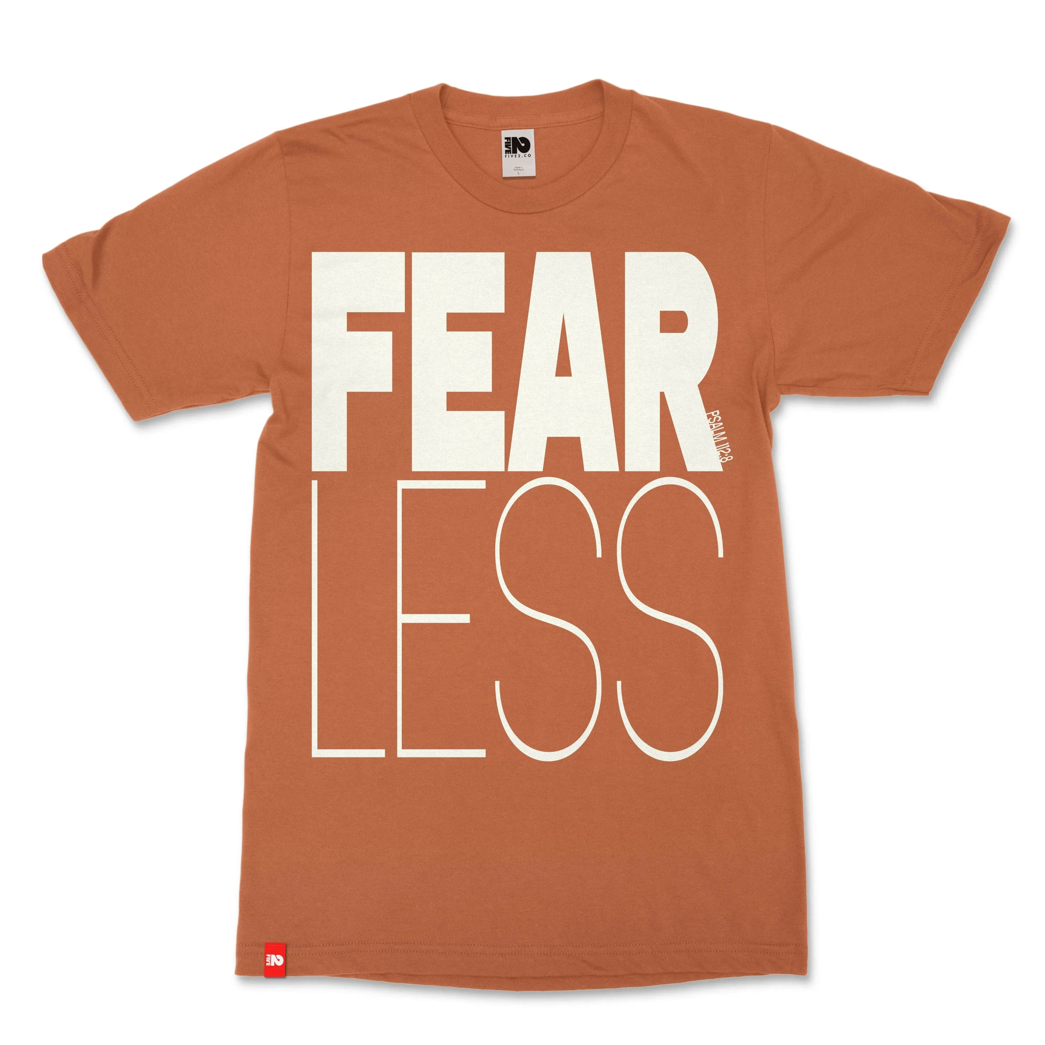 Fearless Christian T-shirt - Christian Apparel by FIVE2
