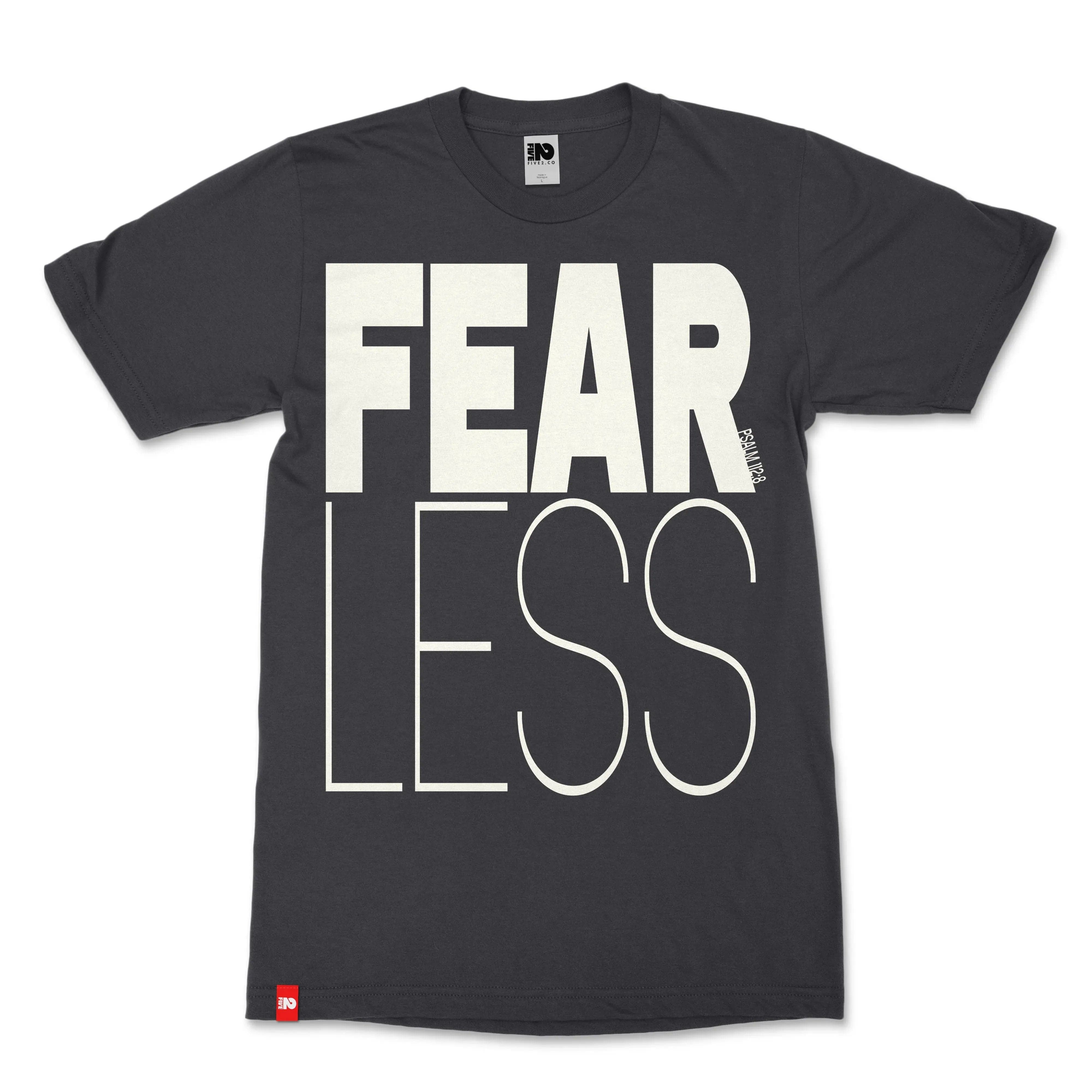 Fearless Christian T-shirt - Christian Apparel by FIVE2