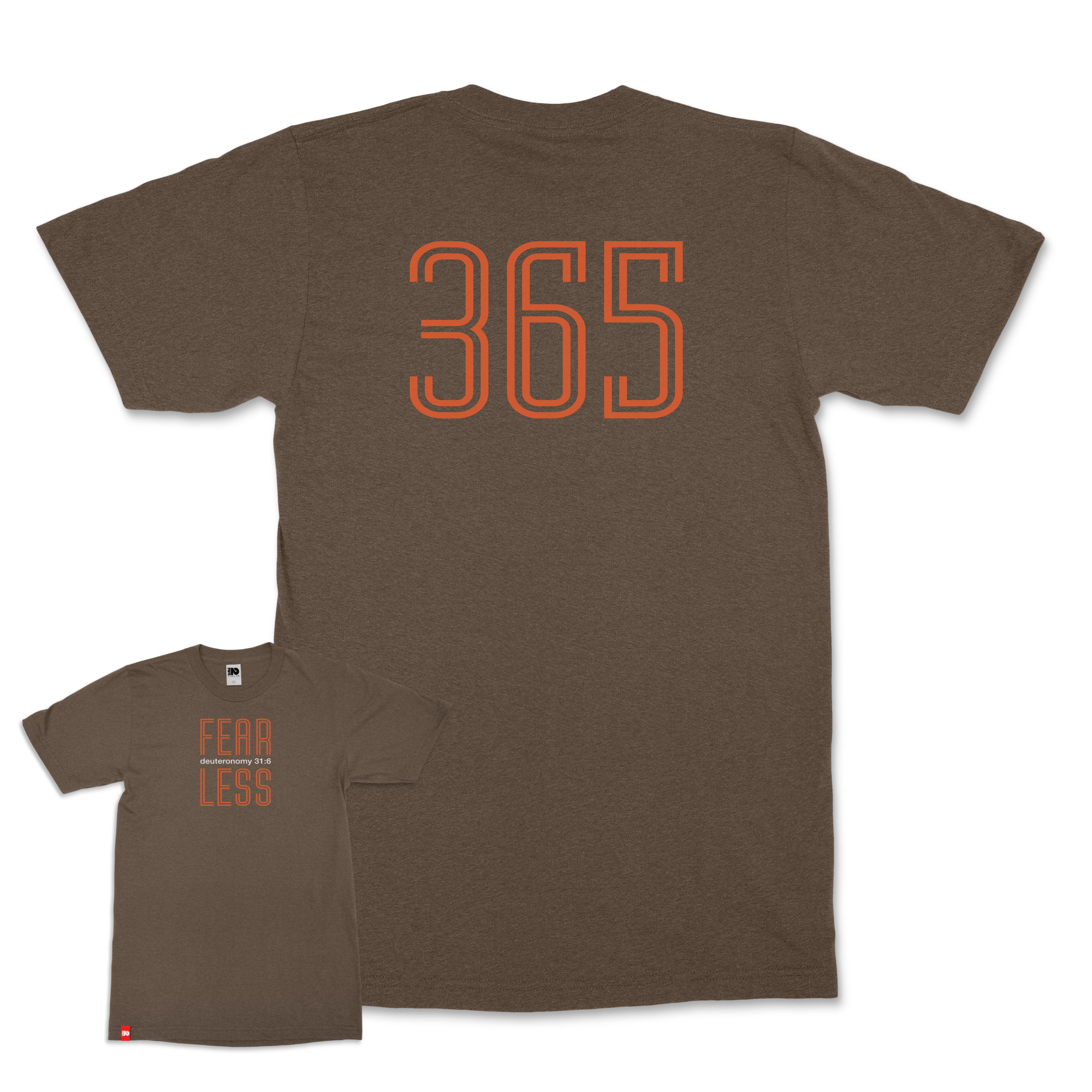 Fearless 365 Christian T-Shirt - Christian Apparel by FIVE2