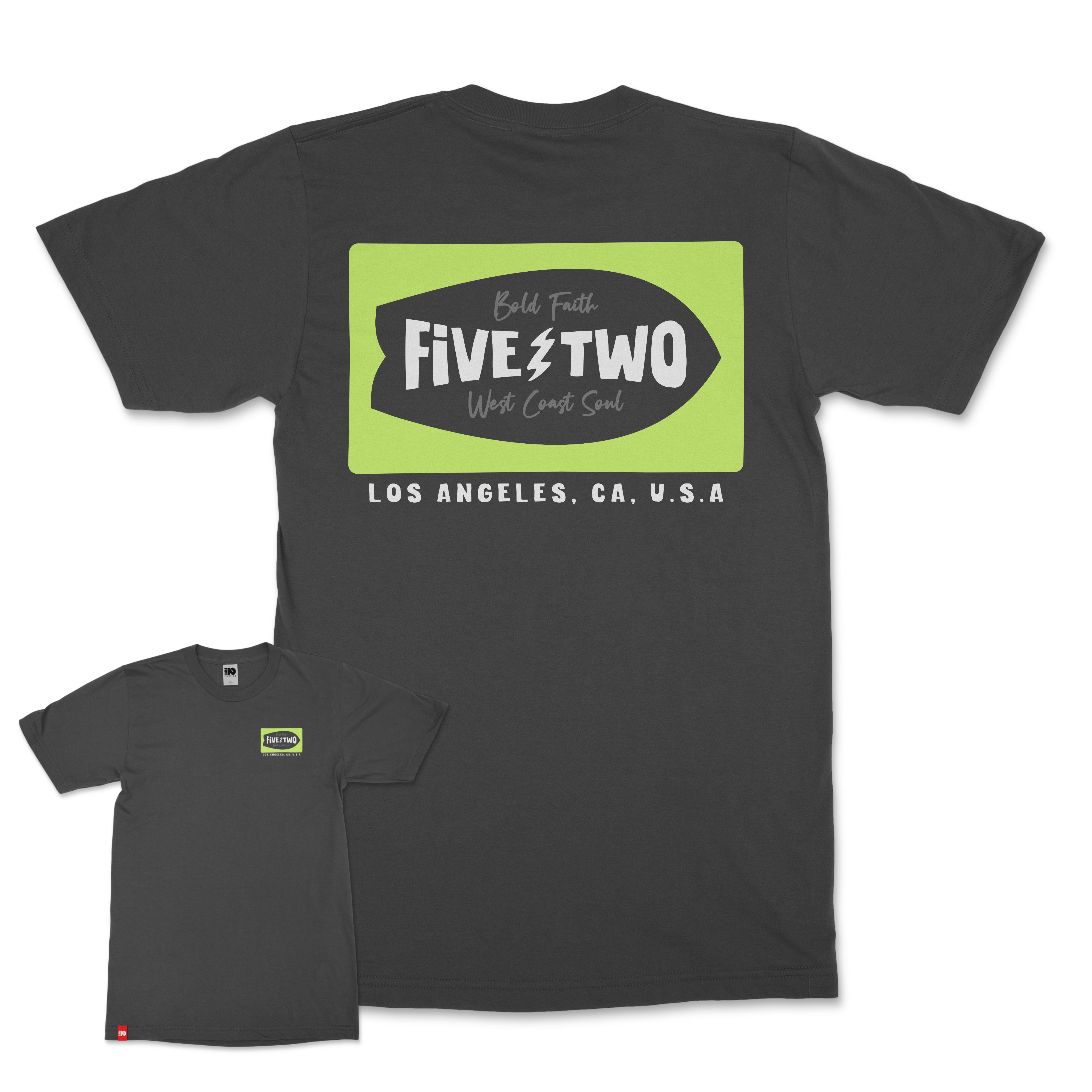 FIVE2 Surfboard Logo T-Shirt - Christian Apparel by FIVE2