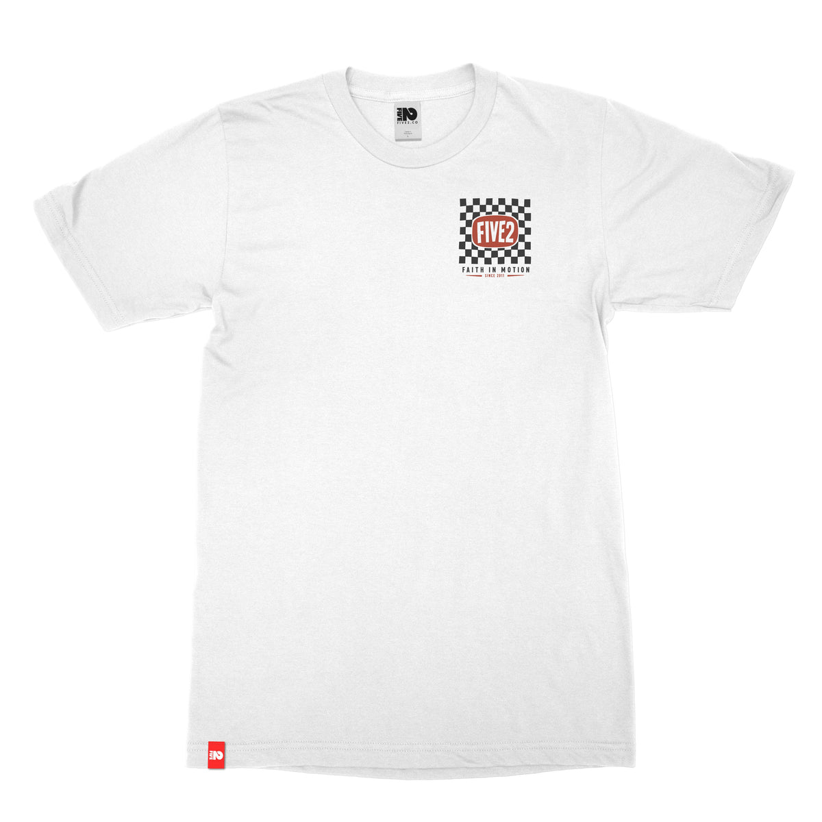 FIVE2 Checkerboard Tee - Christian Apparel by FIVE2