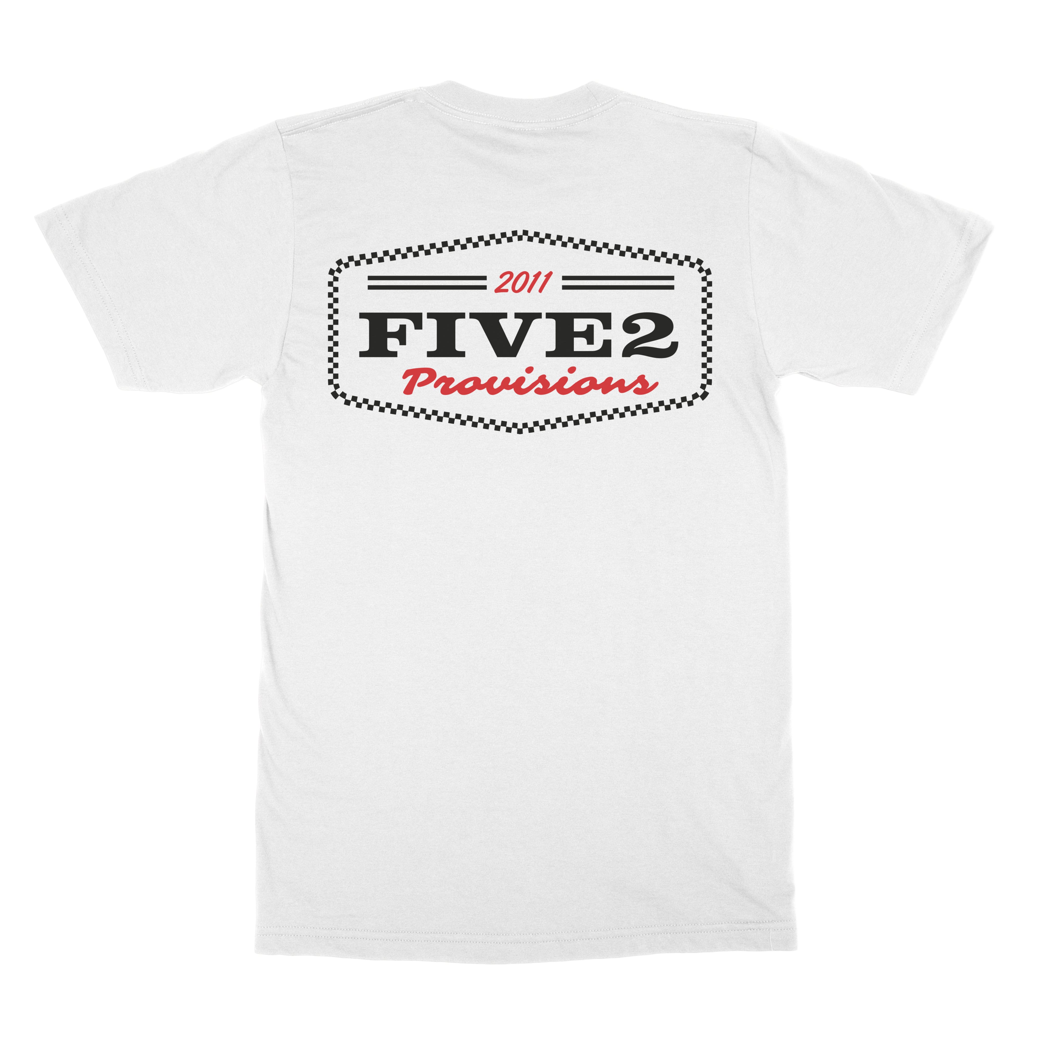 FIVE2 Checkered Shield Tee - Christian Apparel by FIVE2