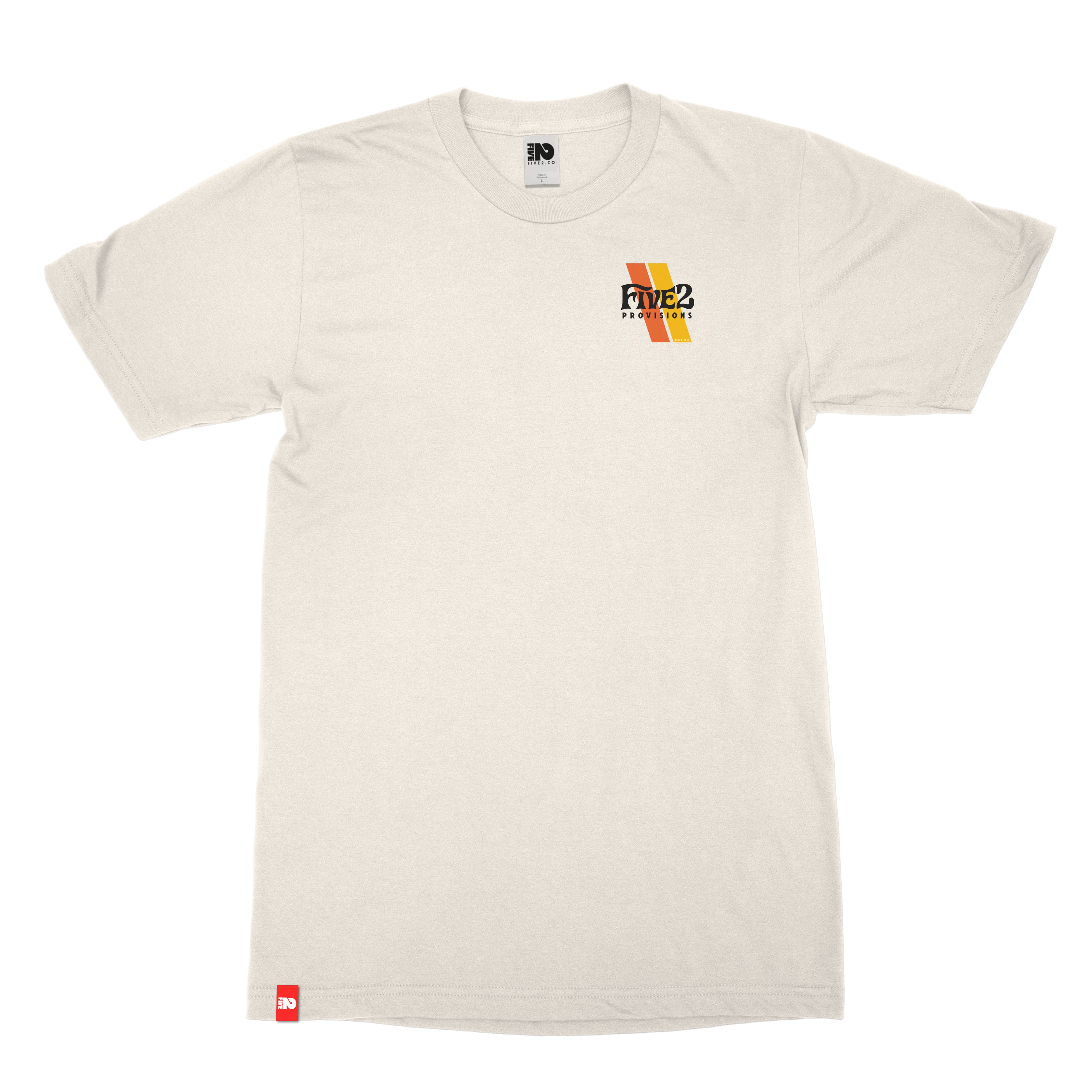 FIVE2 Diagonal Race Stripes Tee - Christian Apparel by FIVE2