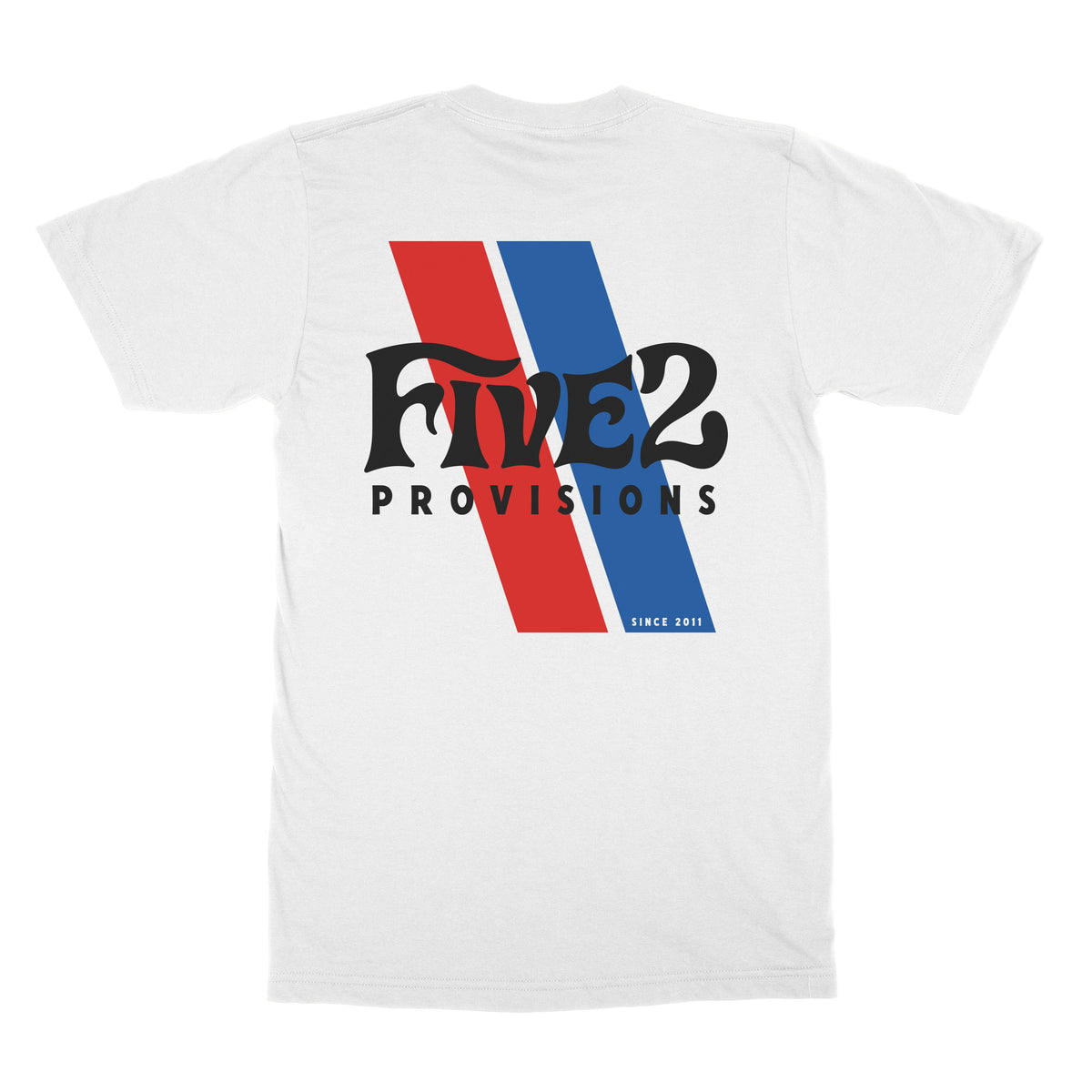 FIVE2 Diagonal Race Stripes Tee - Christian Apparel by FIVE2