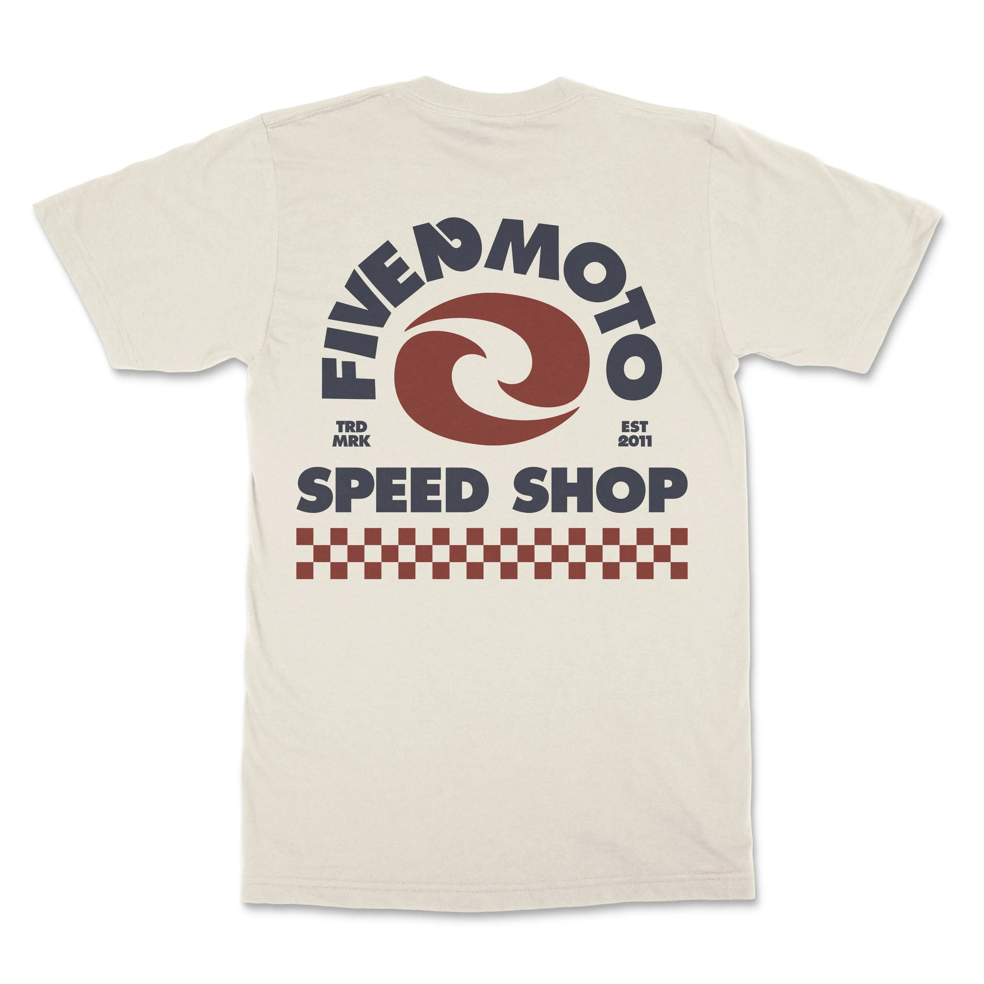FIVE2 Moto Speed Shop Christian T-shirt - Christian Apparel by FIVE2