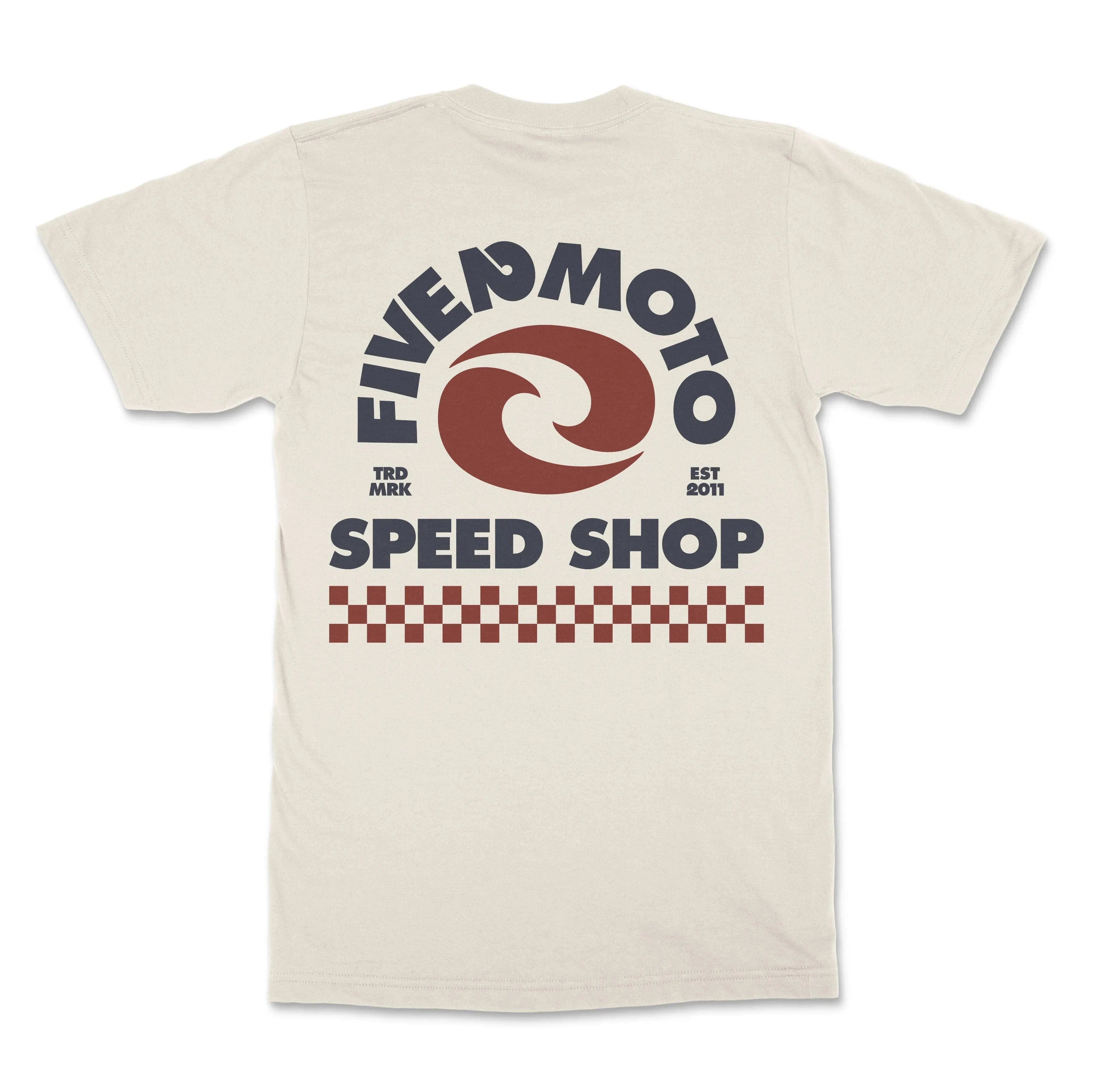 FIVE2 Moto Speed Shop Christian T-shirt - Christian Apparel by FIVE2