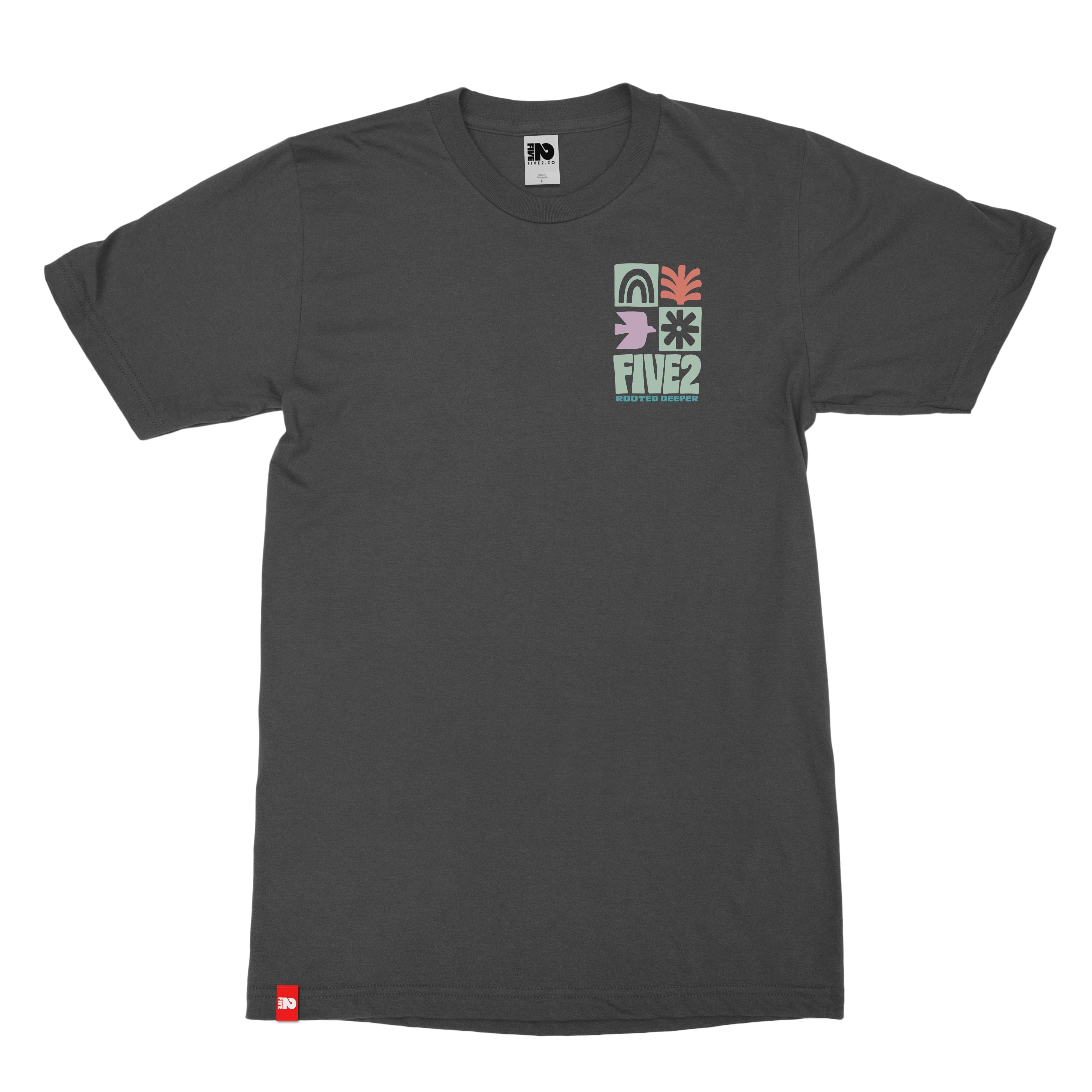 FIVE2 Rooted Deeper Tee - Christian Apparel by FIVE2