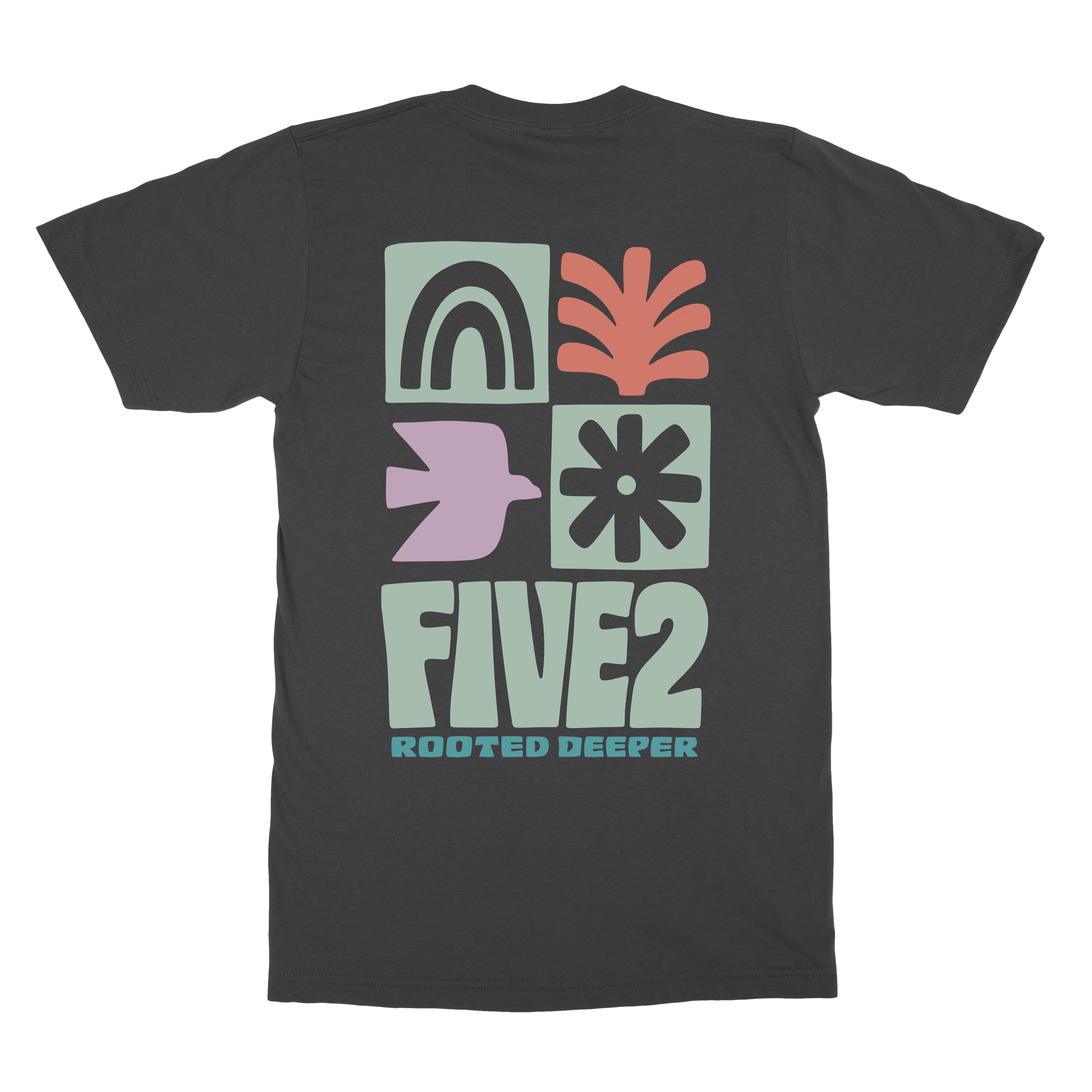 FIVE2 Rooted Deeper Tee - Christian Apparel by FIVE2