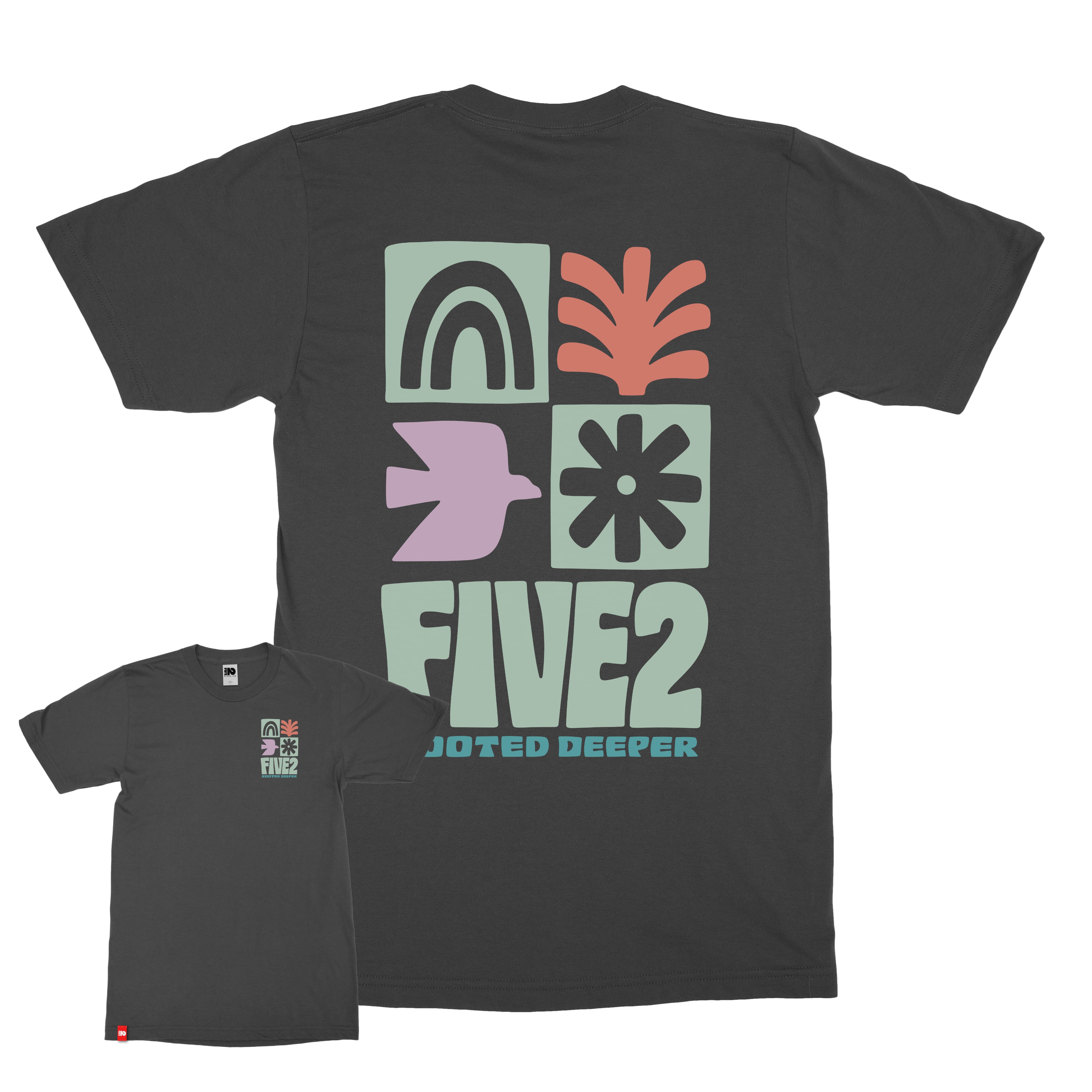 FIVE2 Rooted Deeper Tee - Christian Apparel by FIVE2