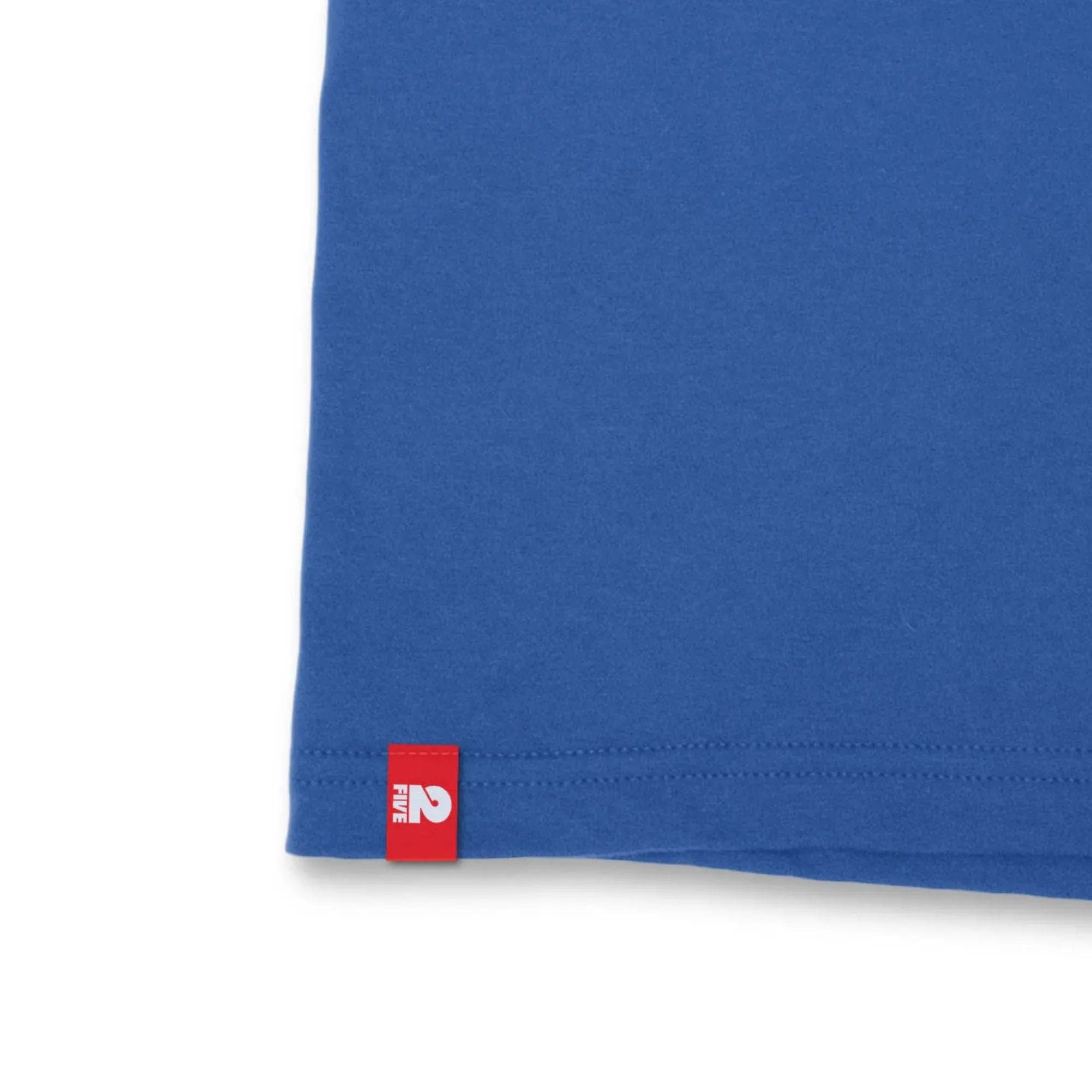 FIVE2 Wave Christian Surf T-shirt in Bright Royal - Christian Apparel by FIVE2