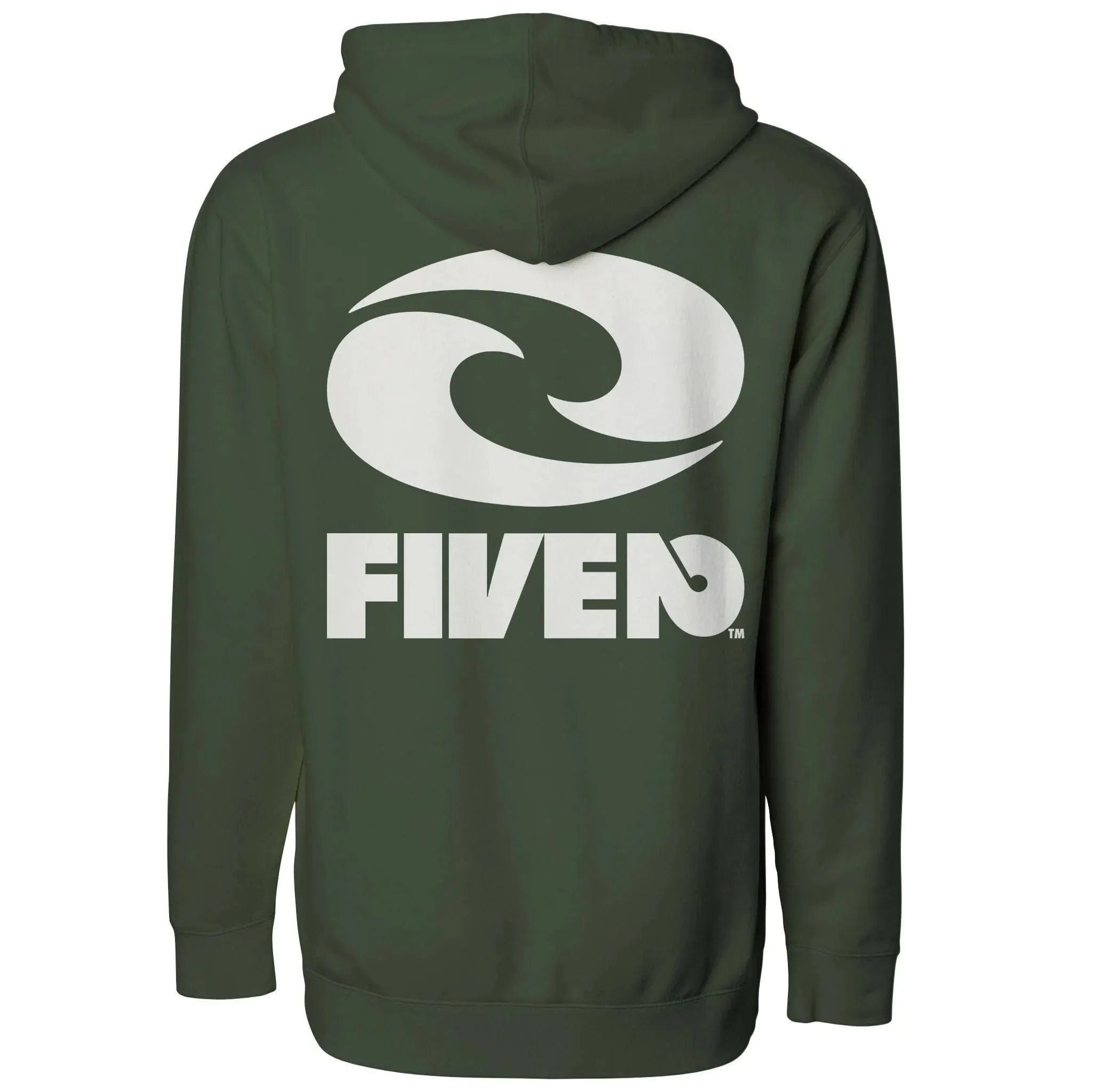 FIVE2 Wave Logo Christian Hoodie - Christian Apparel by FIVE2