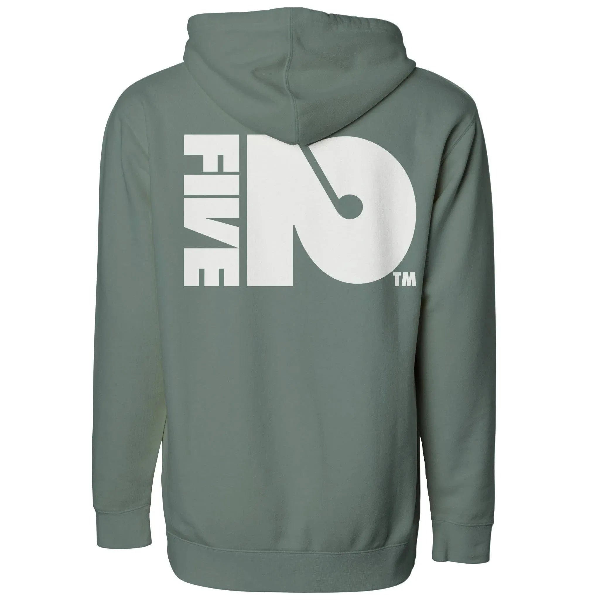 FIVE2 Wave Washed Logo Christian Hoodie - Christian Apparel by FIVE2