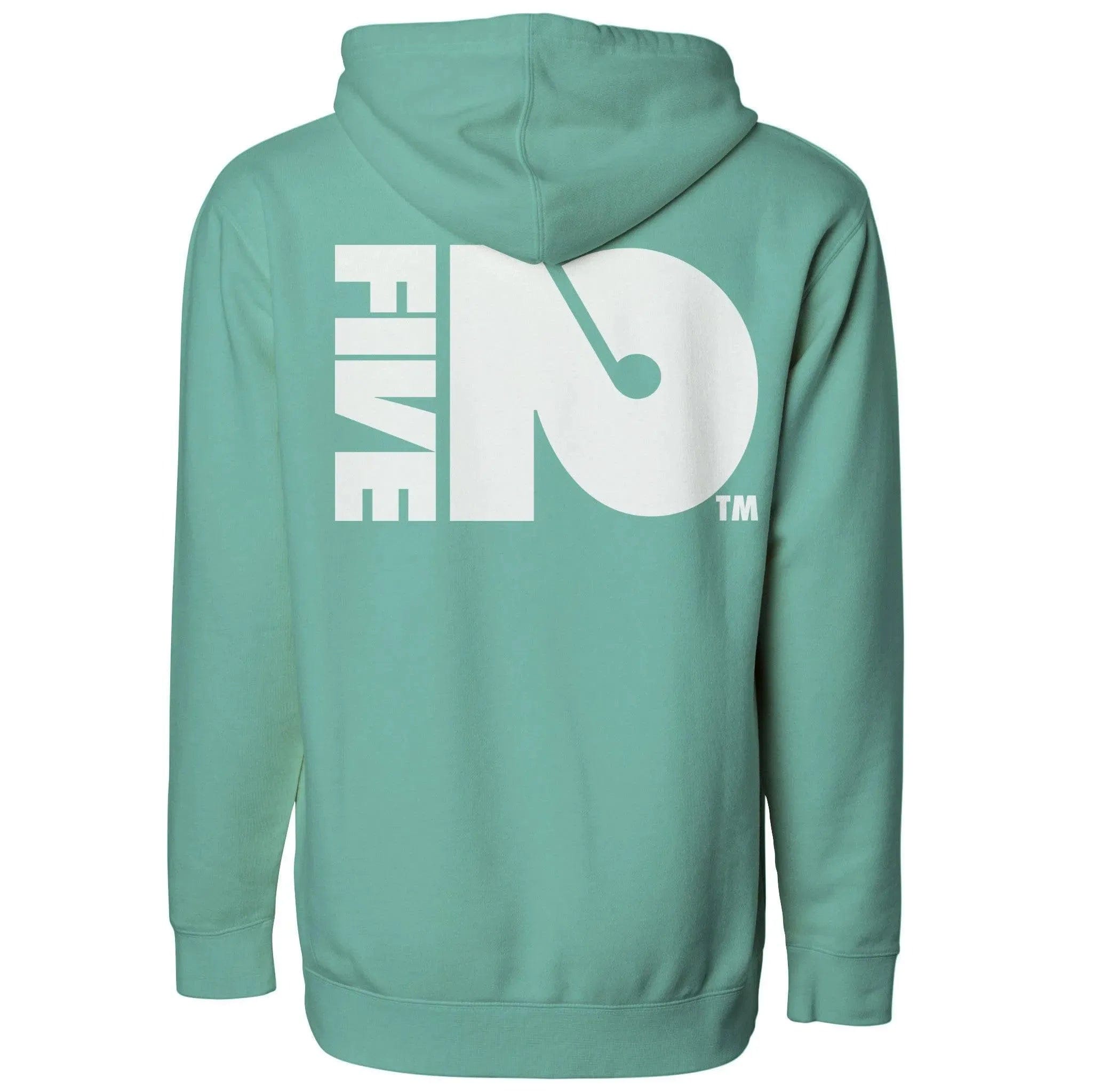 FIVE2 Wave Washed Logo Christian Hoodie - Christian Apparel by FIVE2
