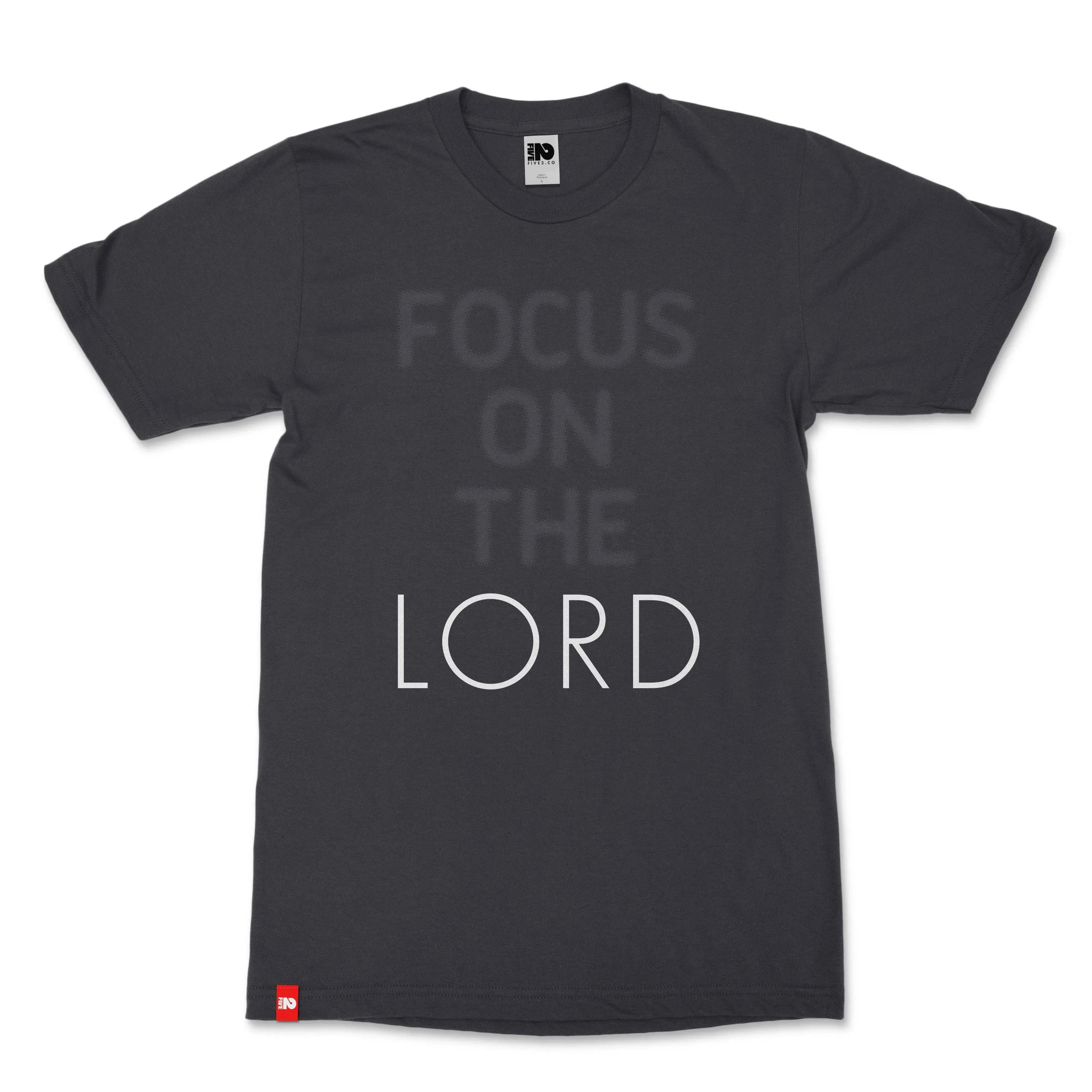 Focus on the Lord Christian T-shirt - Christian Apparel by FIVE2
