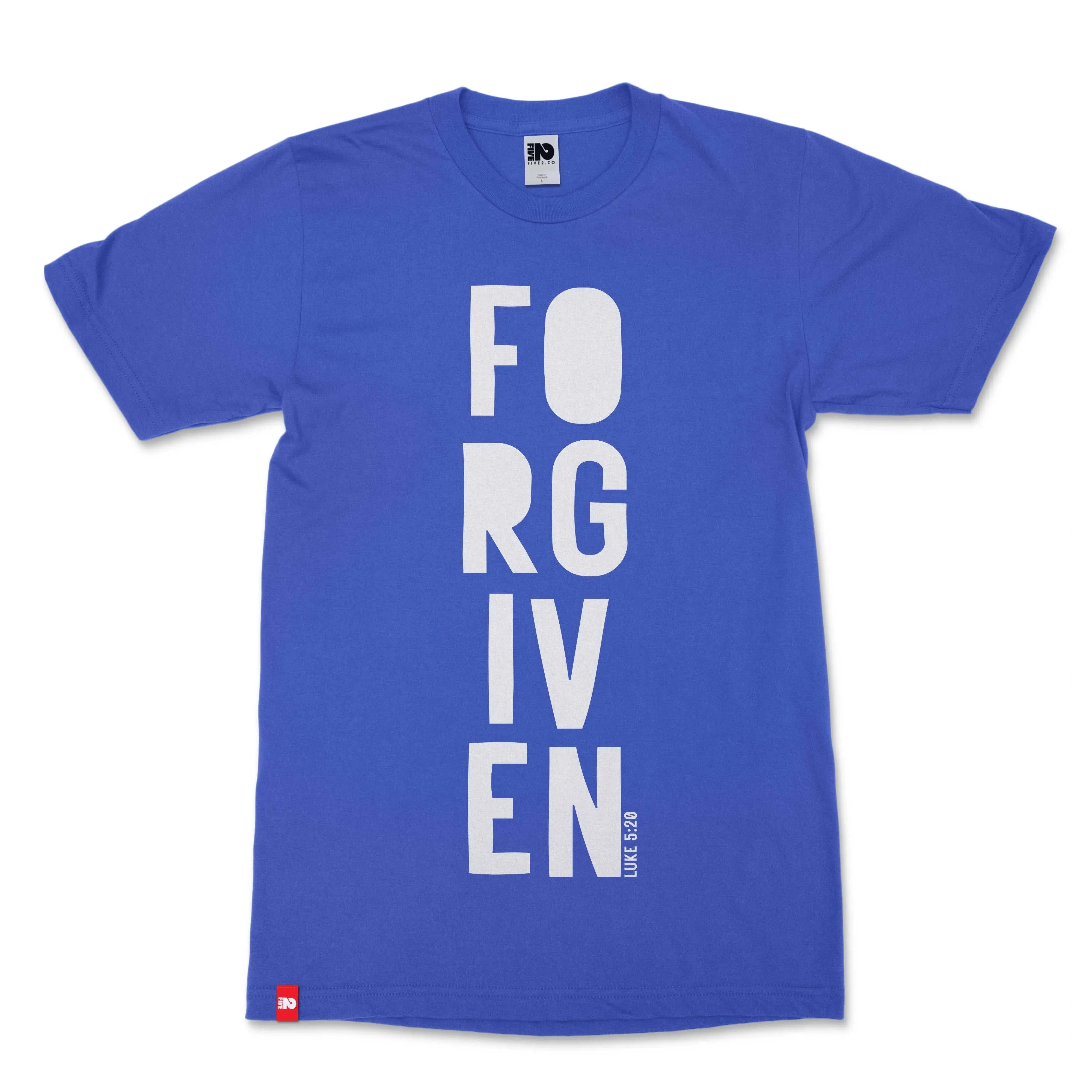 Forgiven Christian T-shirt - Christian Apparel by FIVE2
