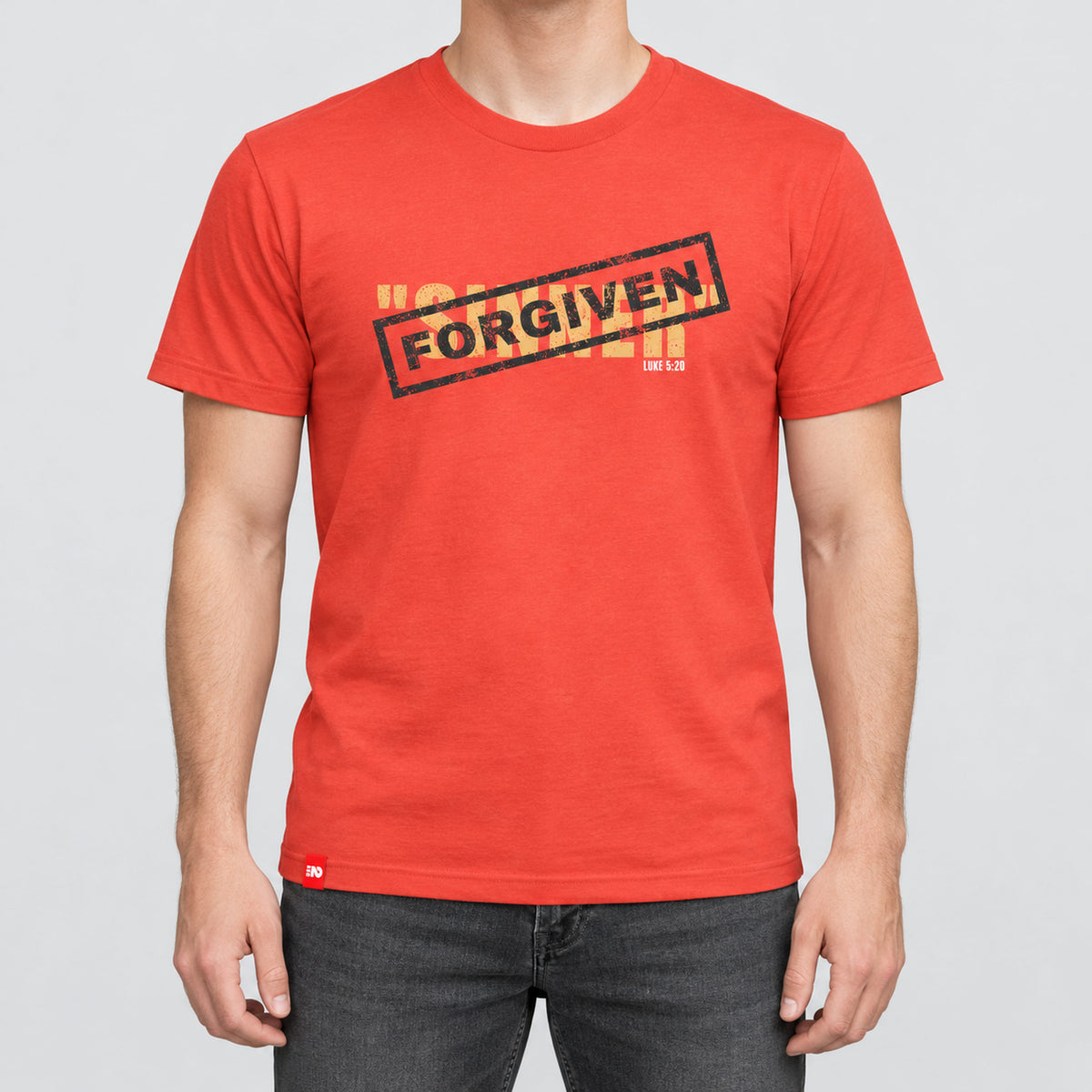 Forgiven Sinner Tee - Christian Apparel by FIVE2