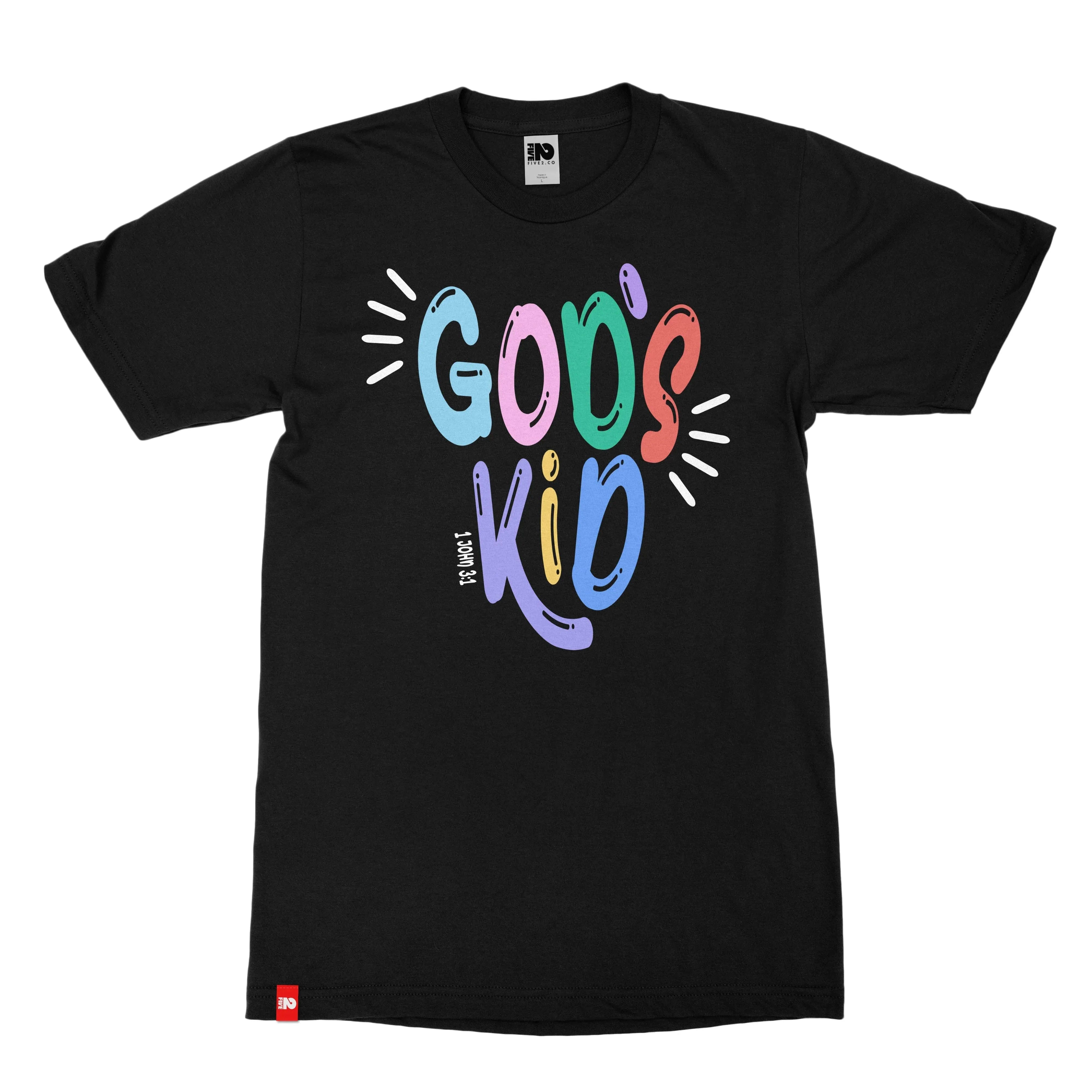 God's Kid Christian T-shirt - Christian Apparel by FIVE2