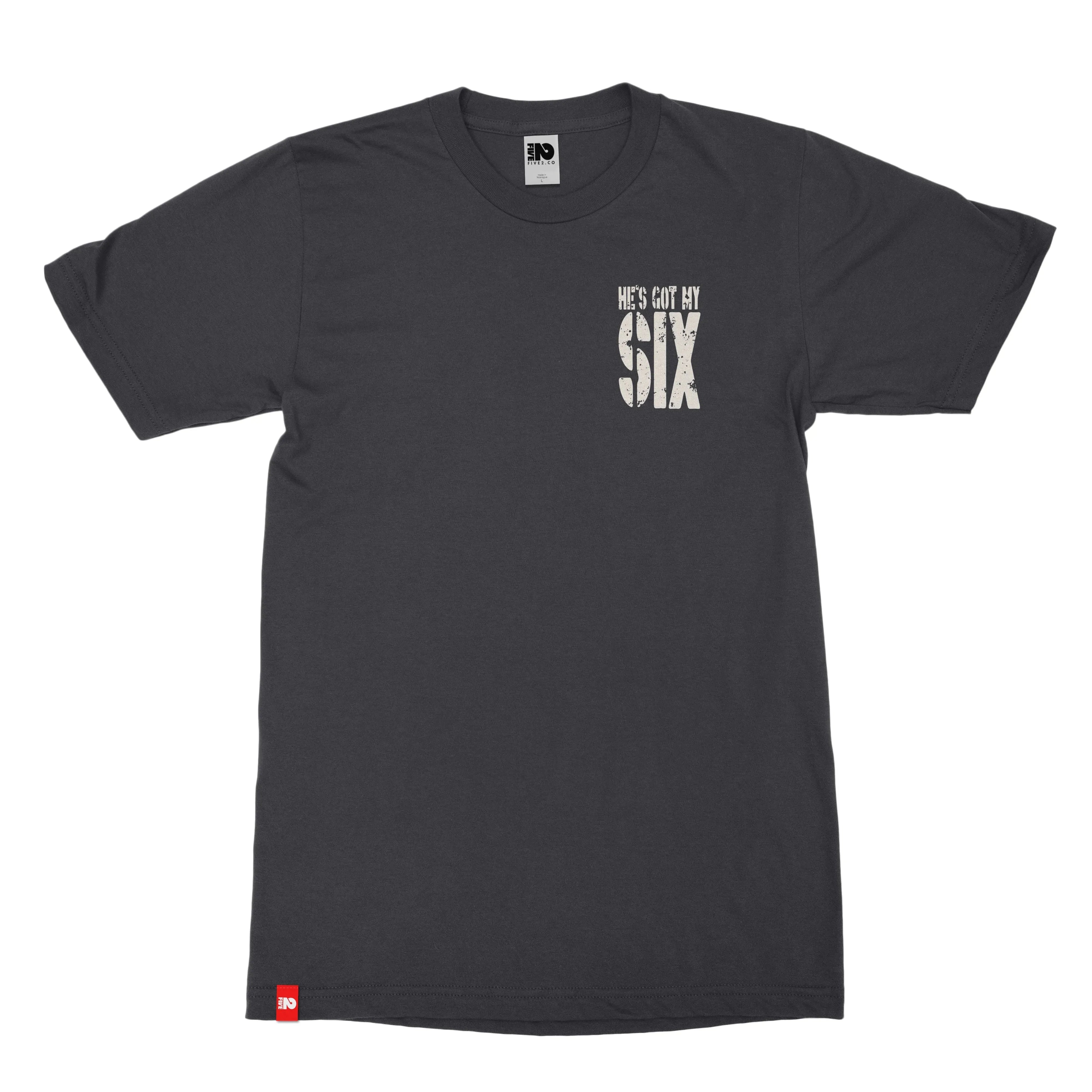 He's Got My Six Christian T-shirt - Christian Apparel by FIVE2