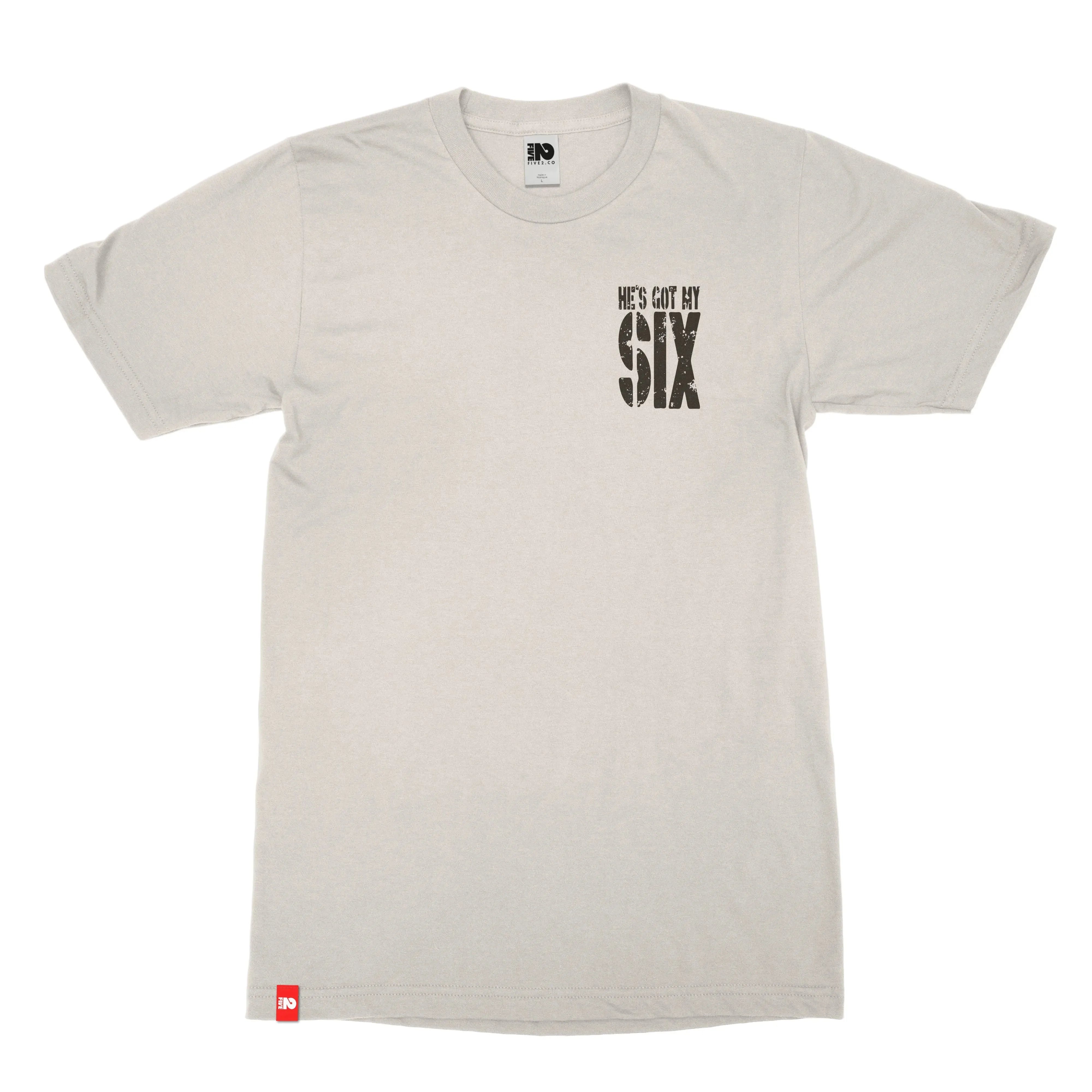 He's Got My Six Christian T-shirt - Christian Apparel by FIVE2