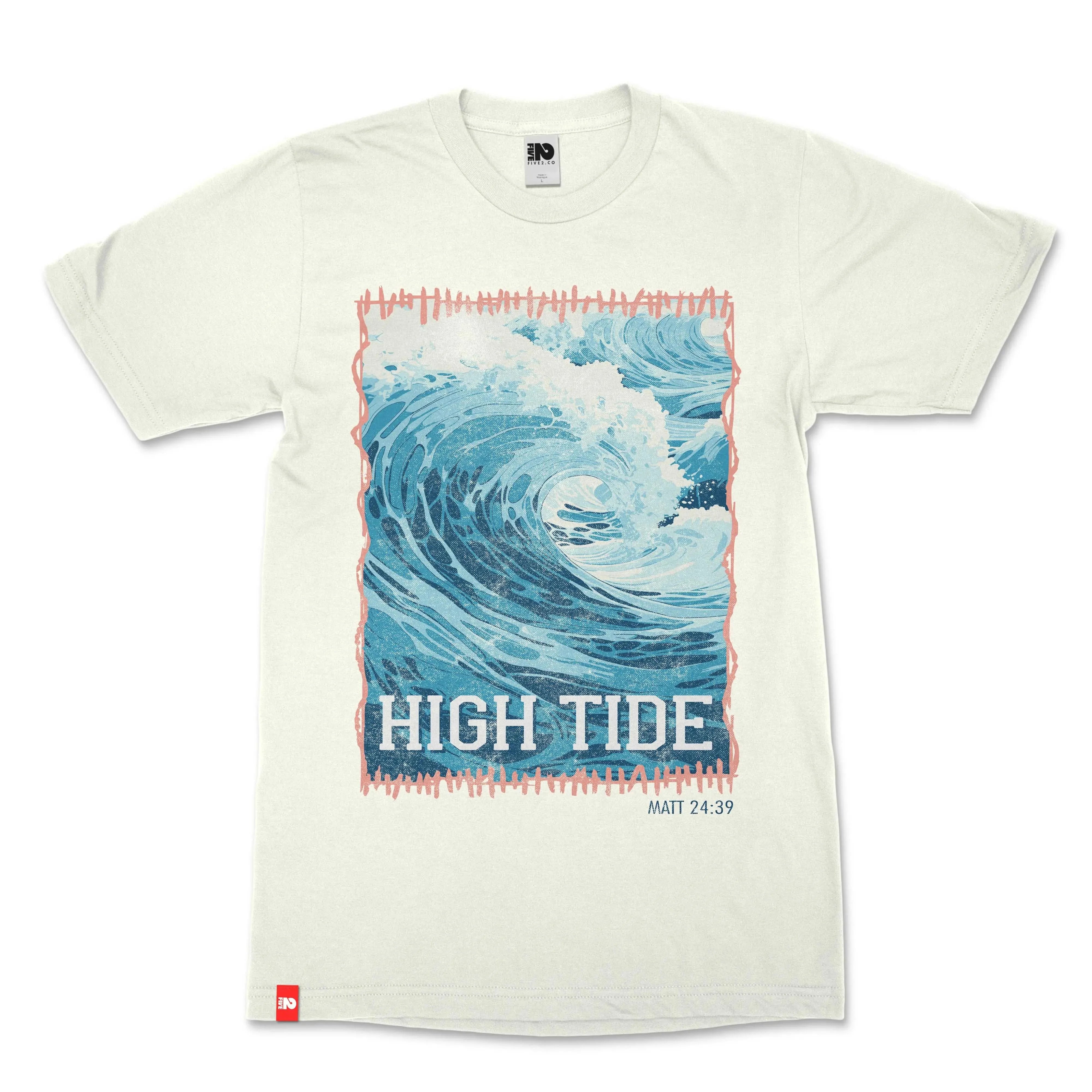 High Tide Christian T-shirt - Christian Apparel by FIVE2