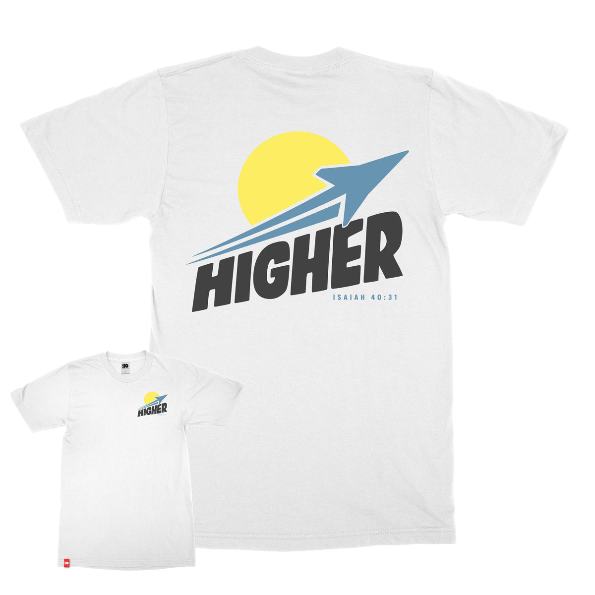 Higher Tee - Christian Apparel by FIVE2