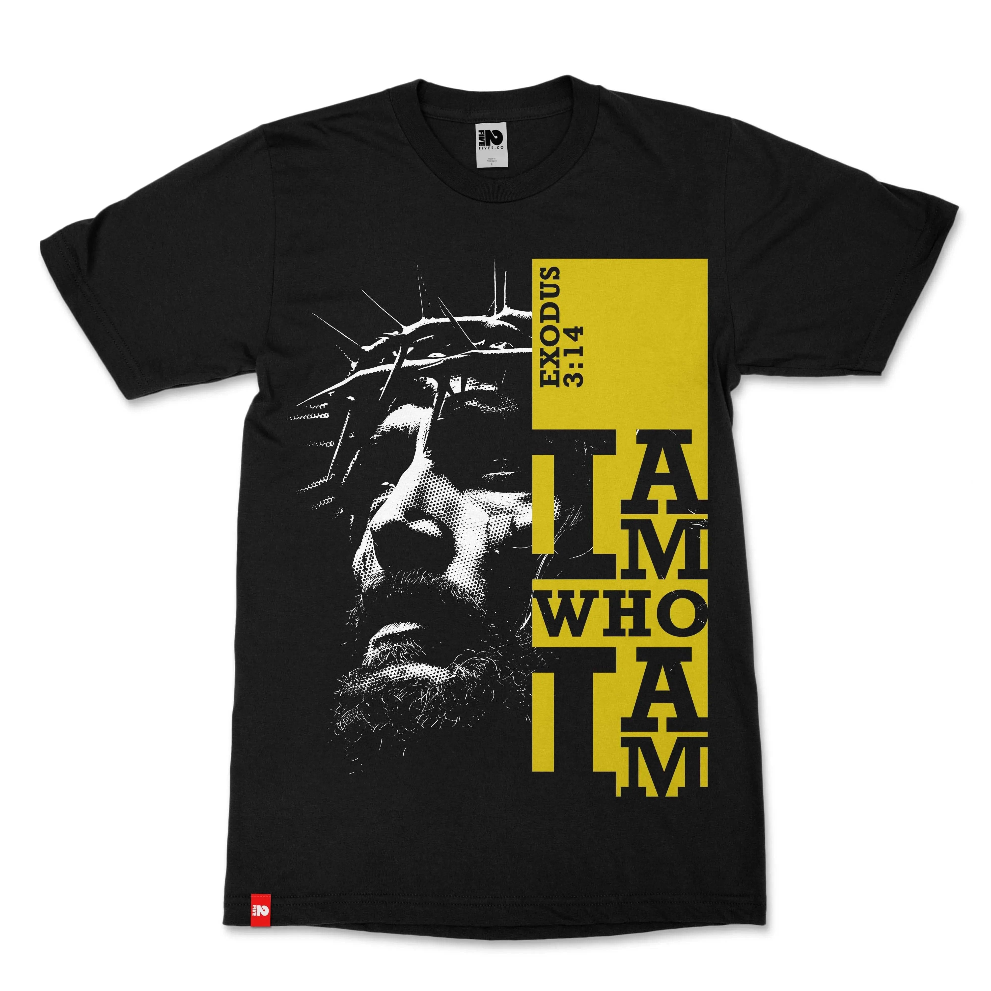 I Am Who I Am Christian T-shirt - Christian Apparel by FIVE2