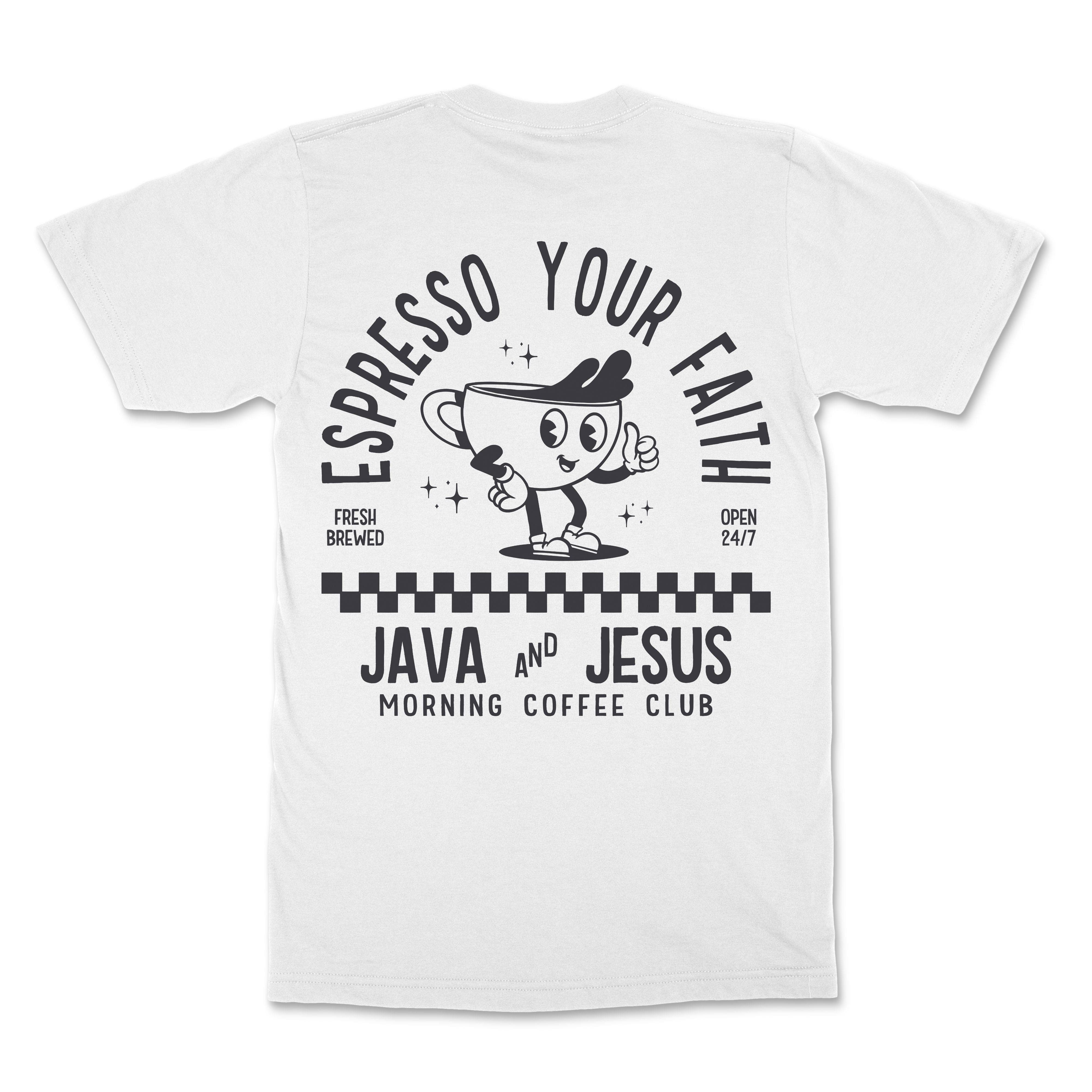 Java and Jesus Christian T-Shirt - Christian Apparel by FIVE2