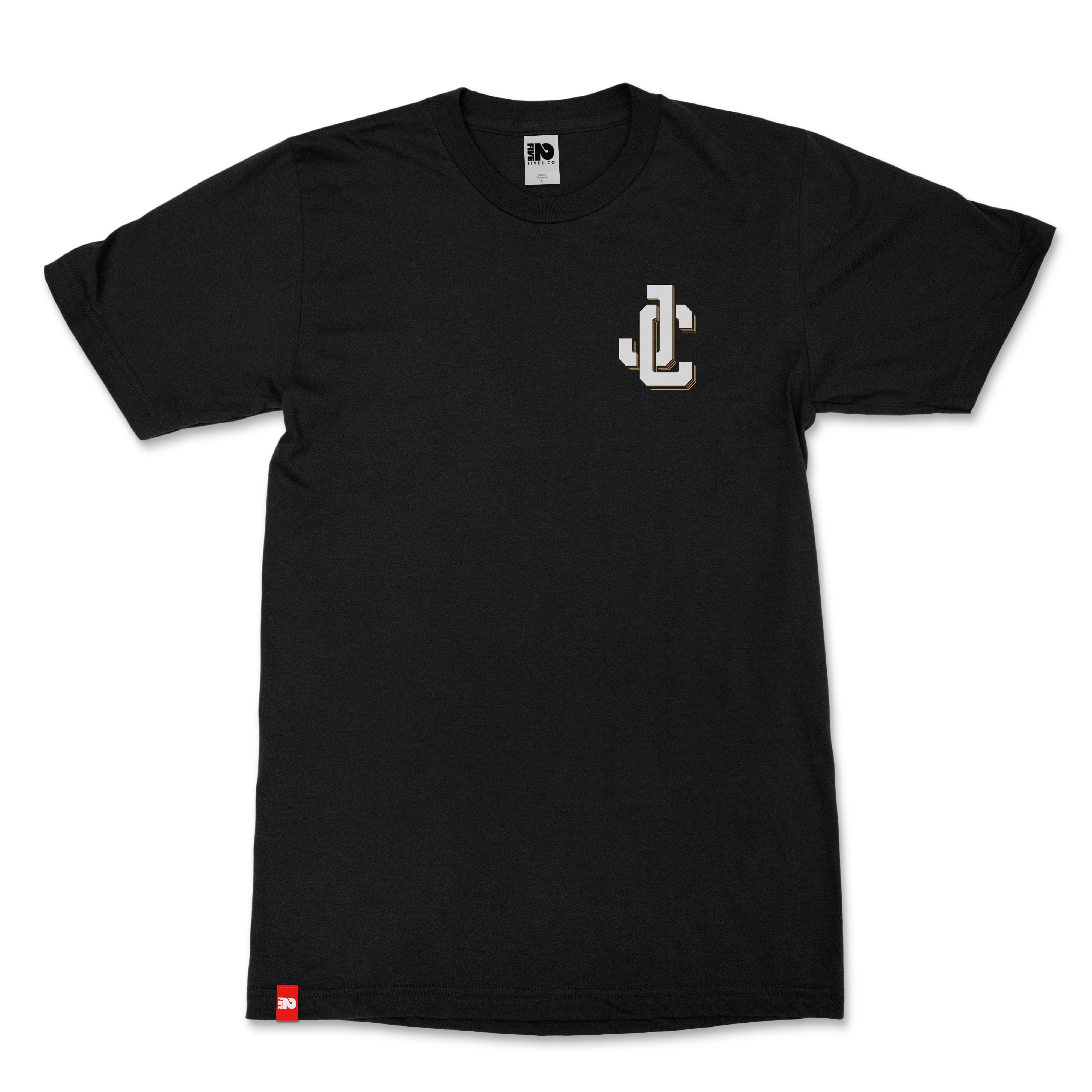 JC Monogram Christian T-Shirt - Christian Apparel by FIVE2