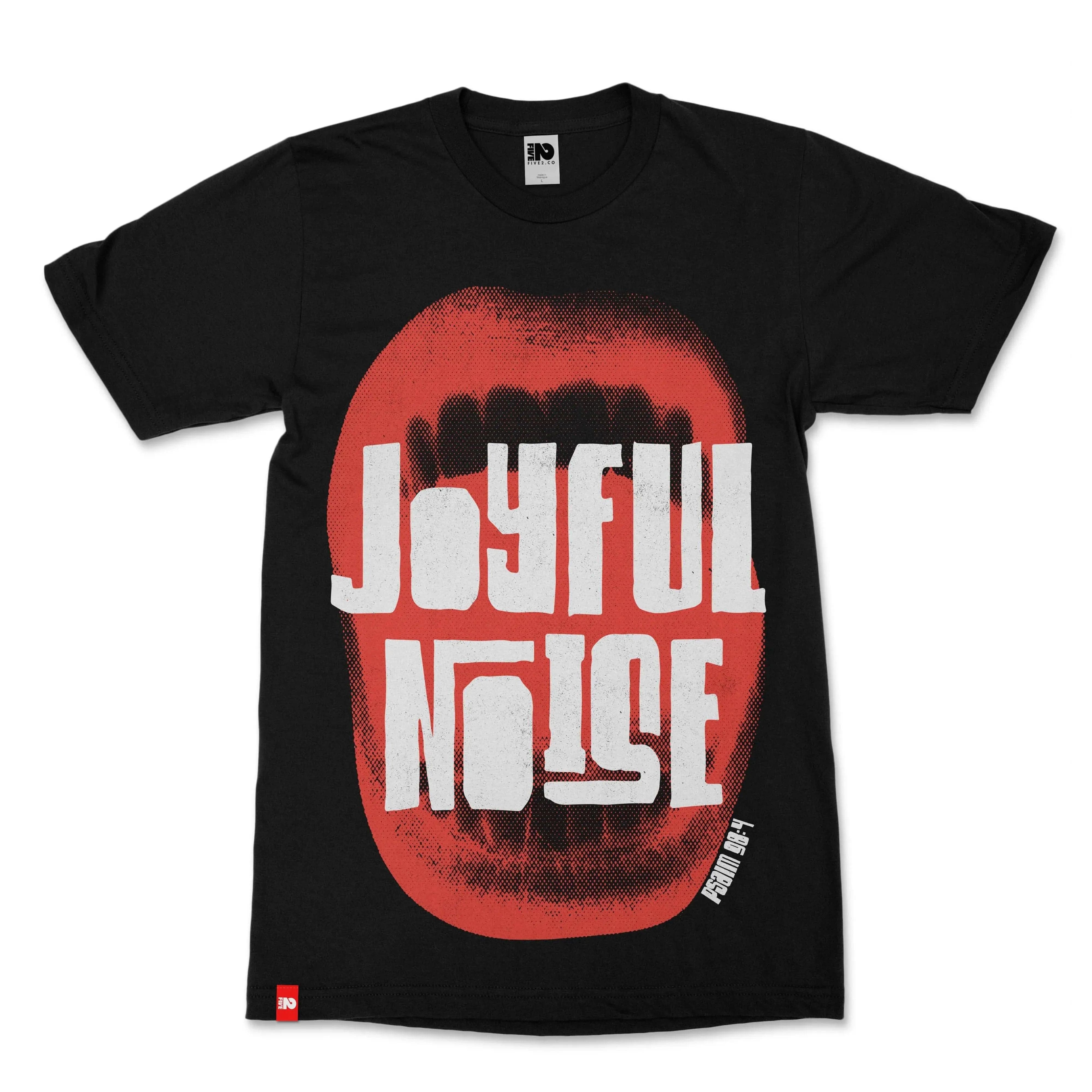 Joyful Noise Christian T-shirt - Christian Apparel by FIVE2