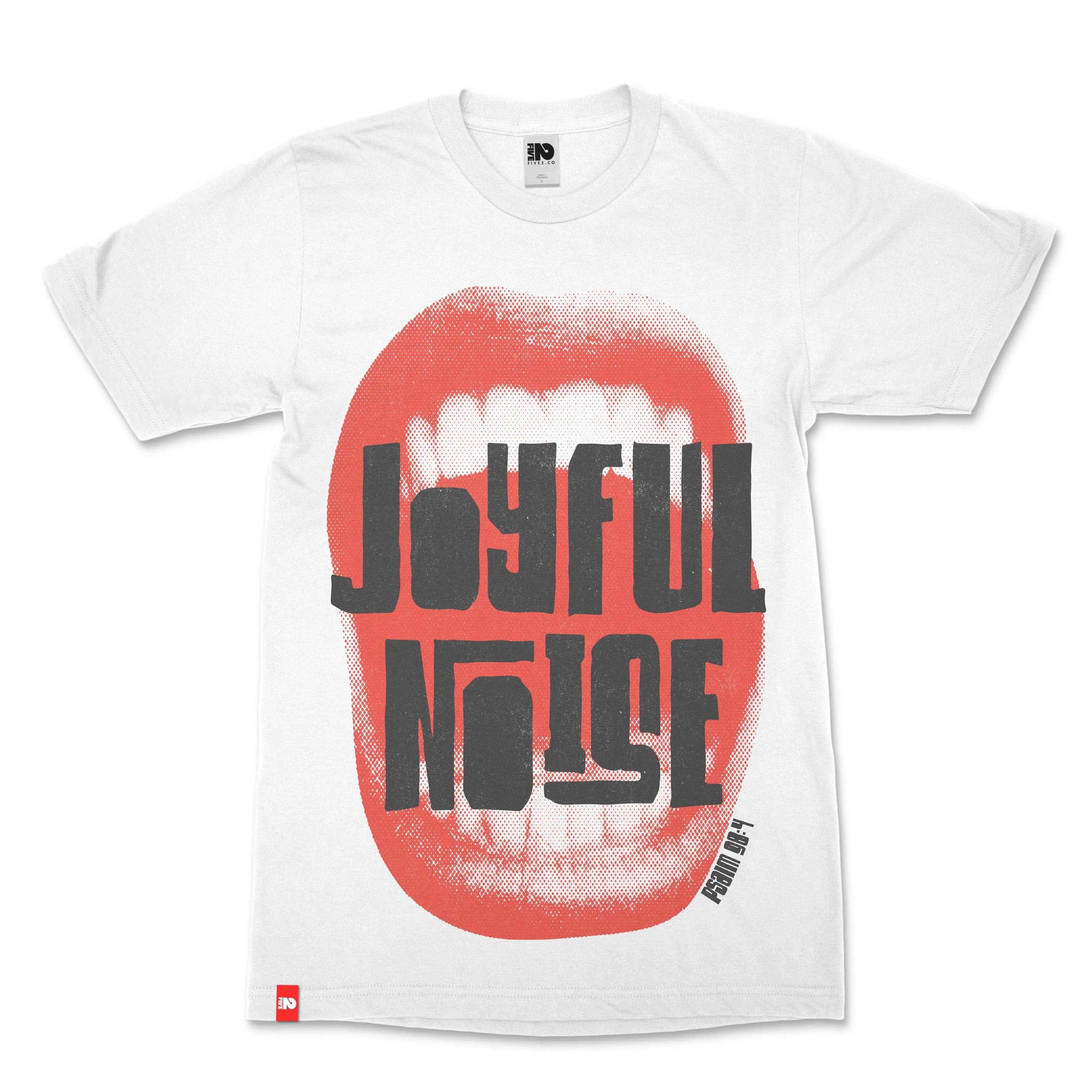 Joyful Noise Christian T-shirt - Christian Apparel by FIVE2