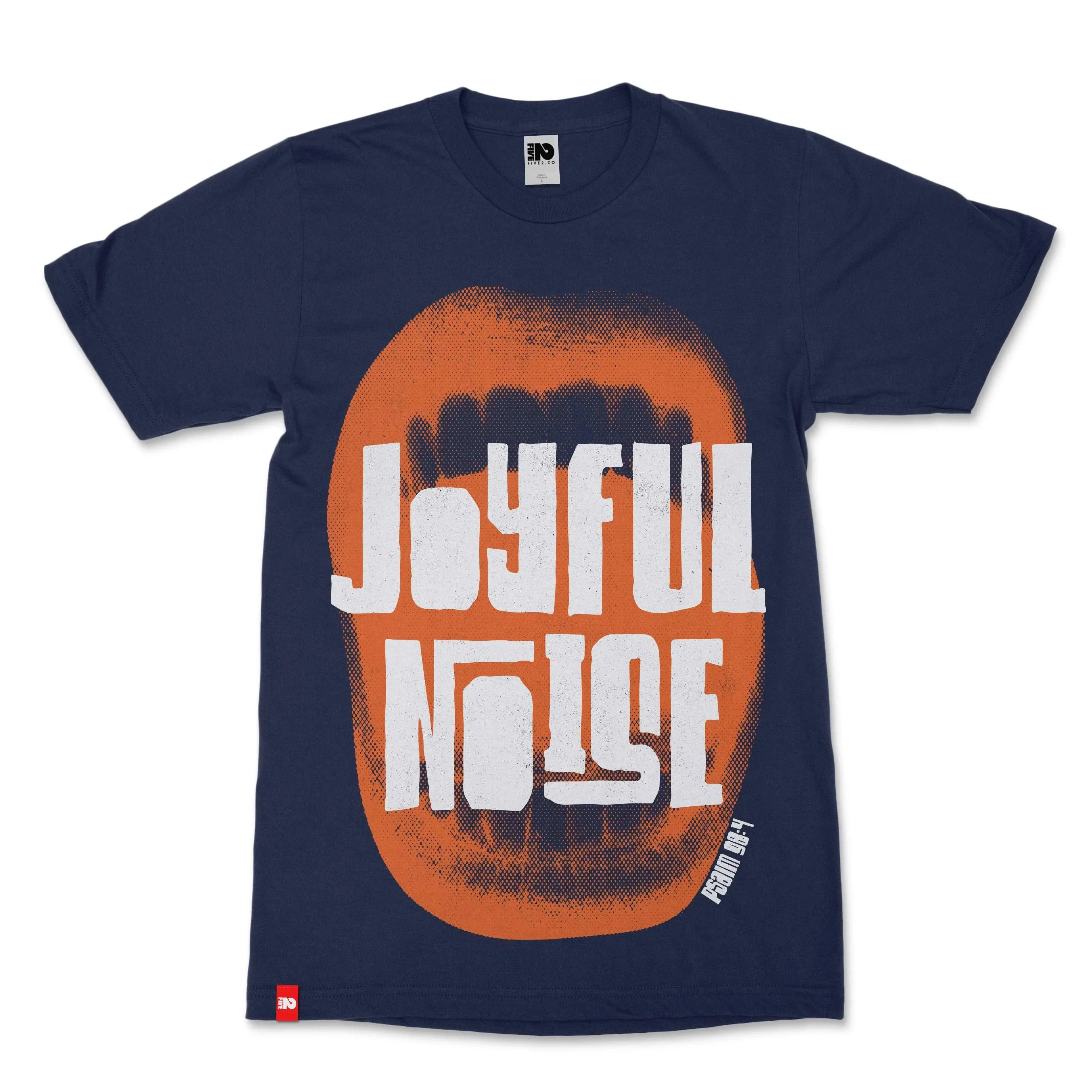 Joyful Noise Christian T-shirt - Christian Apparel by FIVE2