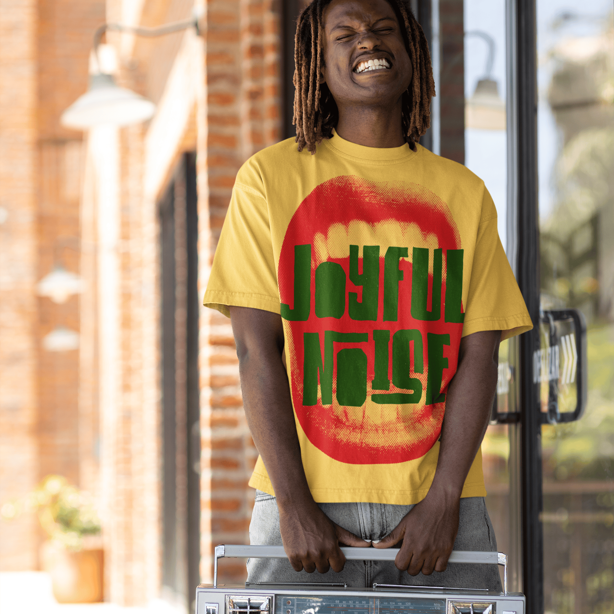 Joyful Noise Christian T-shirt - Christian Apparel by FIVE2