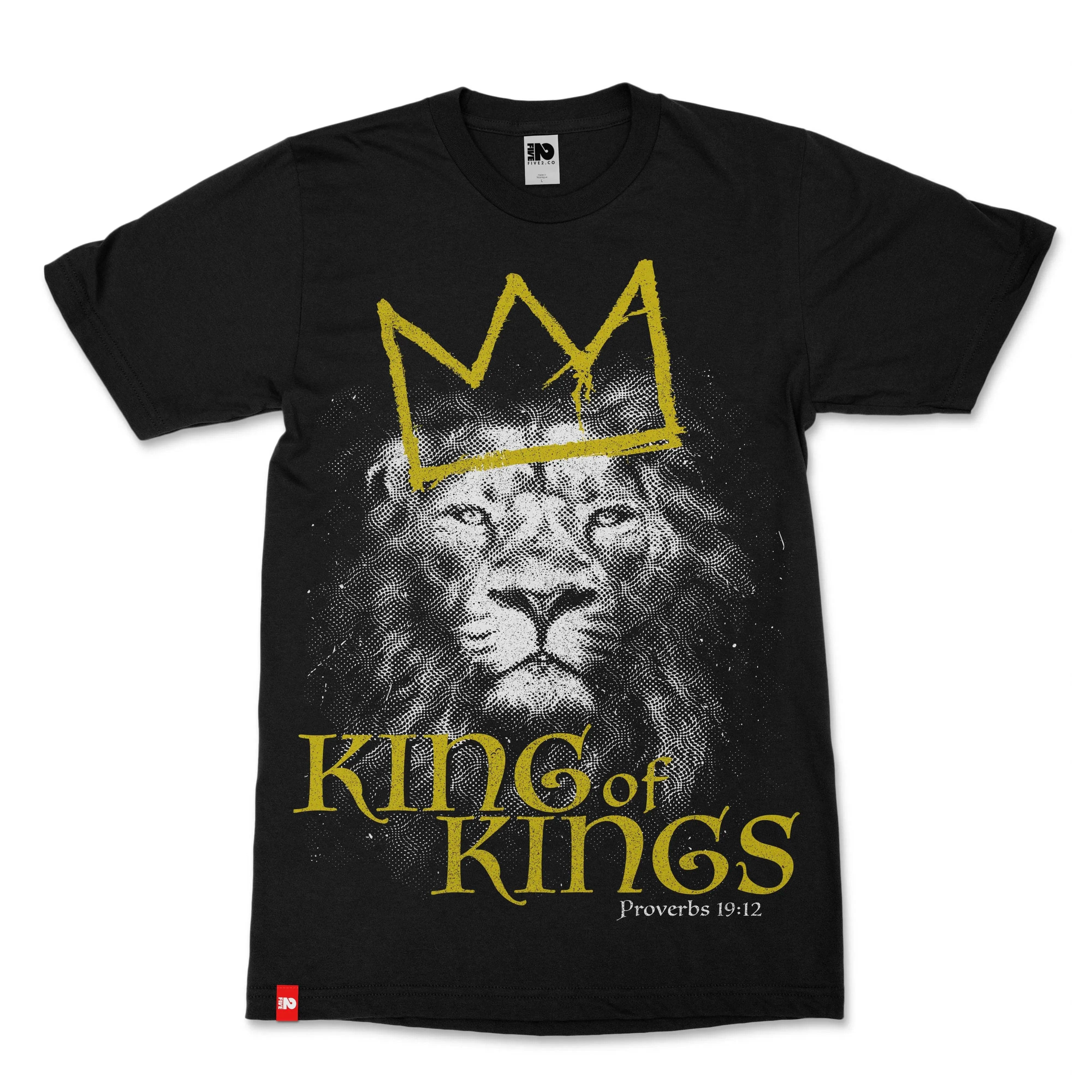 King of Kings Christian T-shirt - Christian Apparel by FIVE2