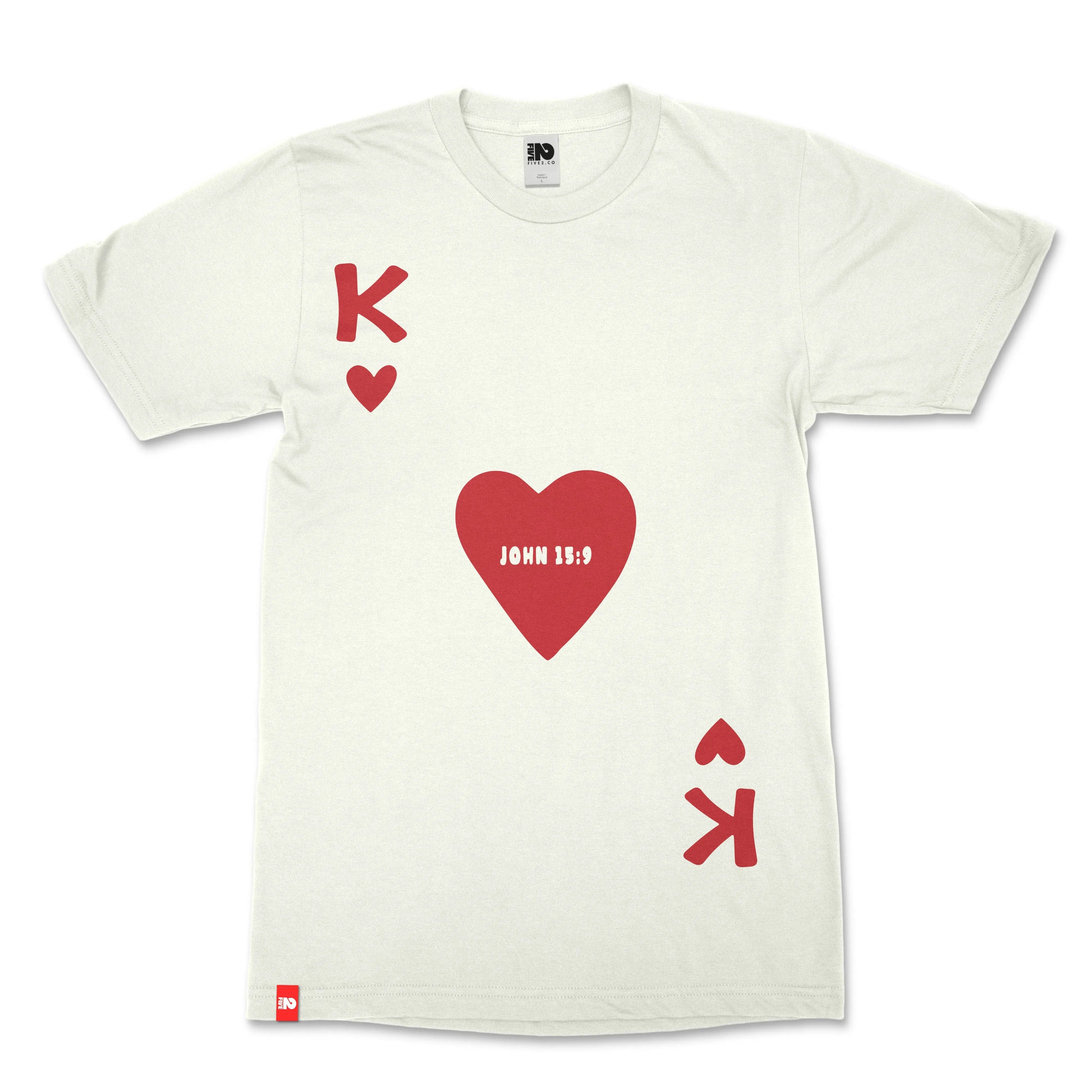 King of Love Christian T-shirt - Christian Apparel by FIVE2