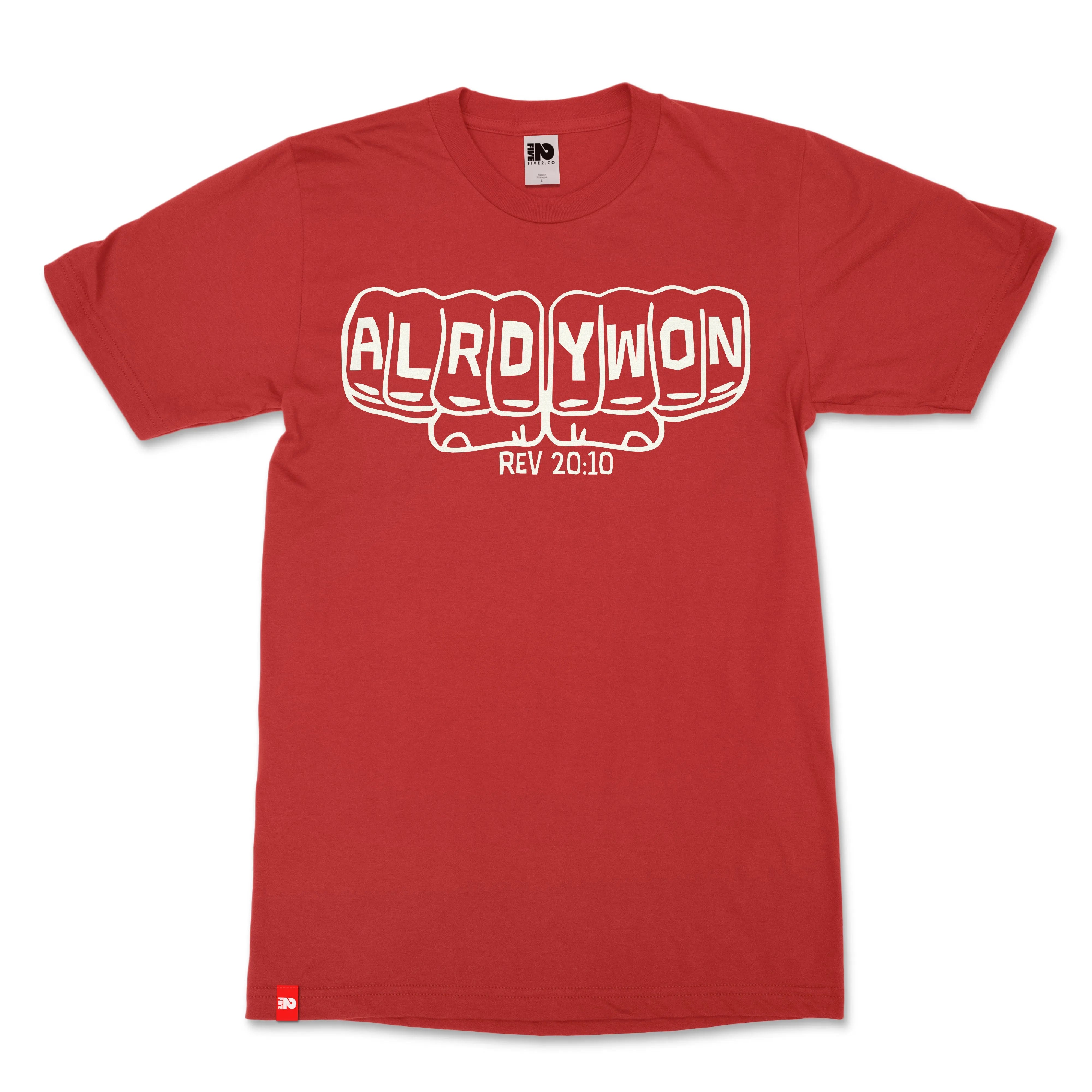 Knuckles Christian T-shirt - Christian Apparel by FIVE2